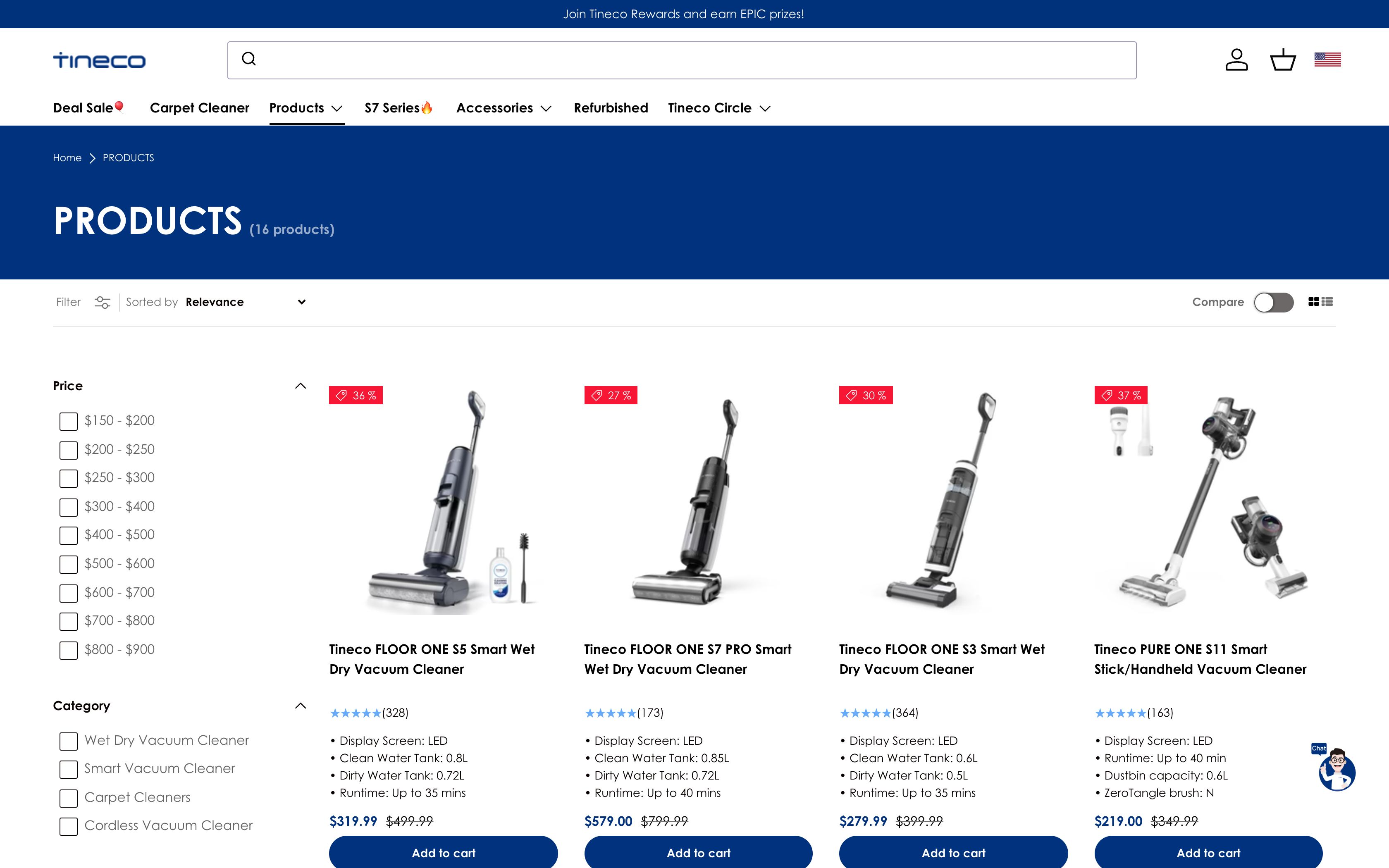 Tineco US screenshot 2