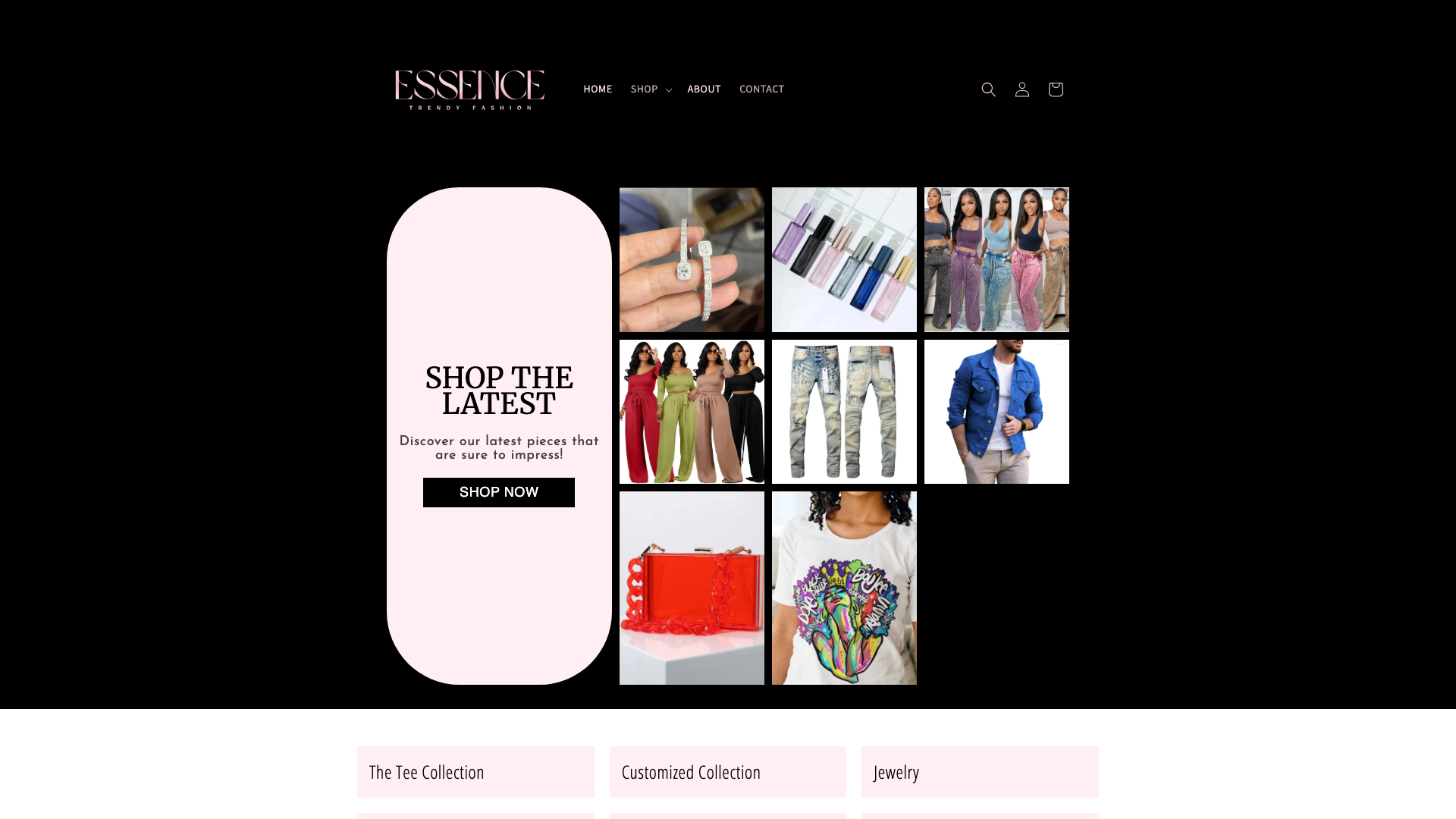 Essence Trendy Fashion - Website Design & Transfer