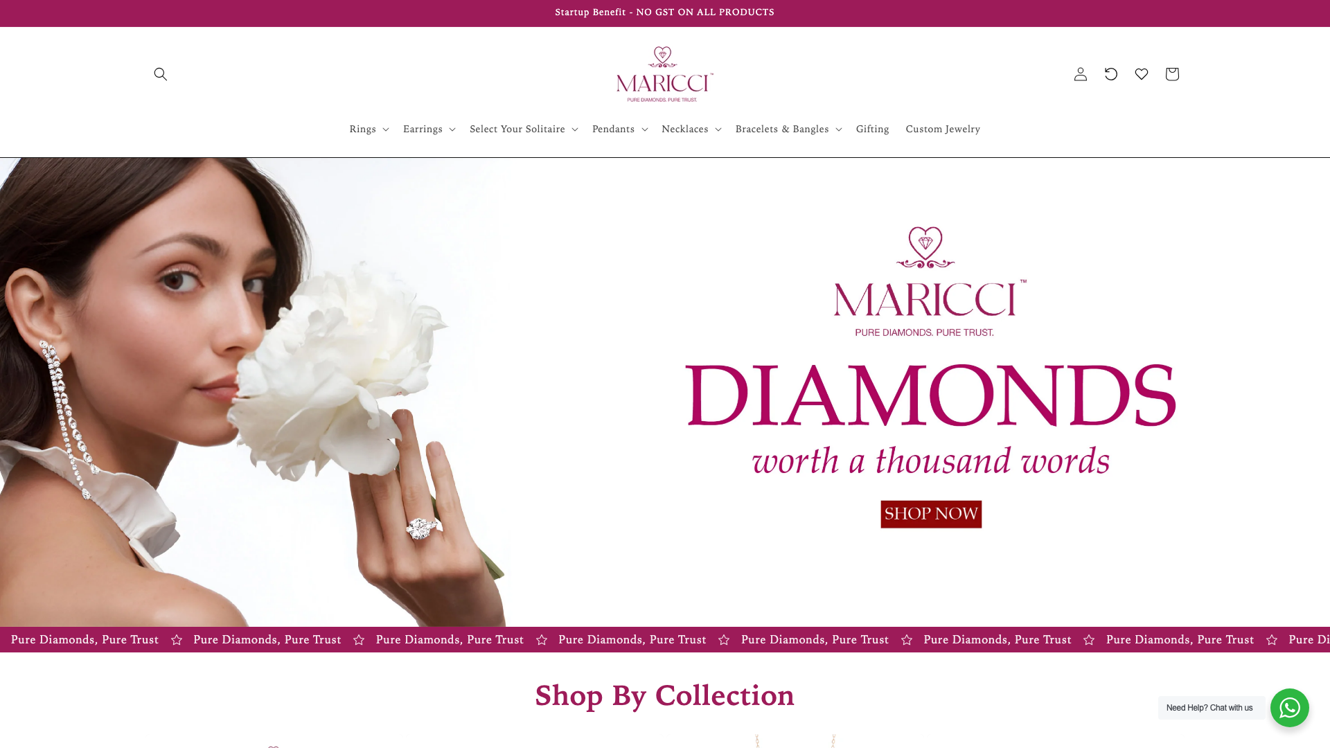 Full Store Build & Ads – Lab Diamond Jewellery Brand