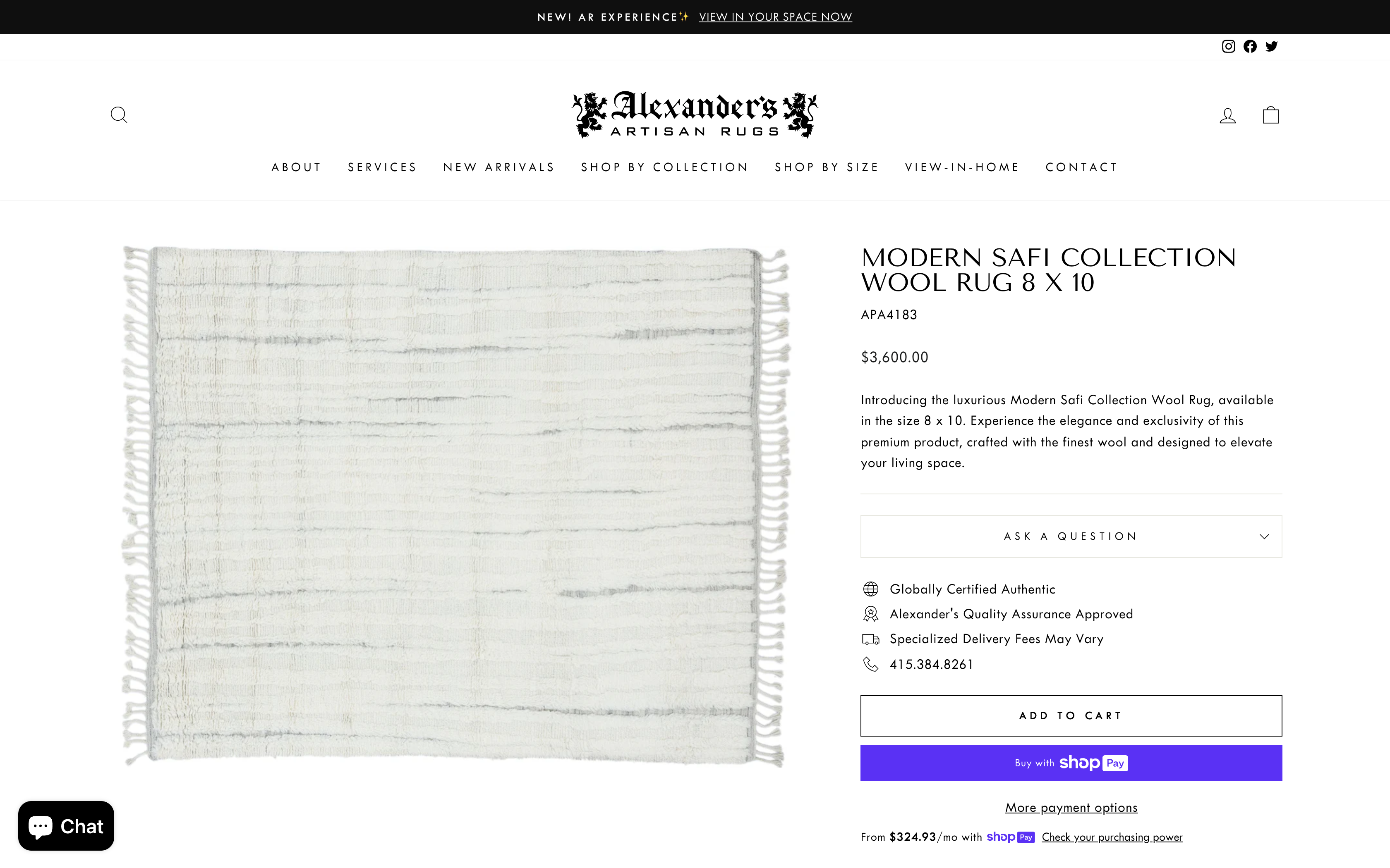 Alexander's Artisan Rugs screenshot 6