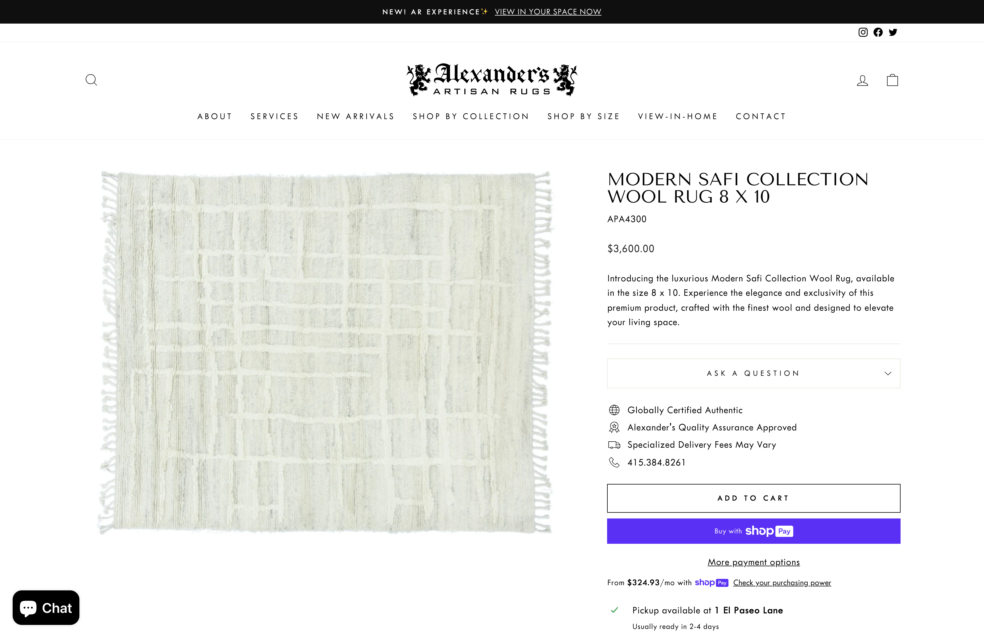 Alexander's Artisan Rugs screenshot 4