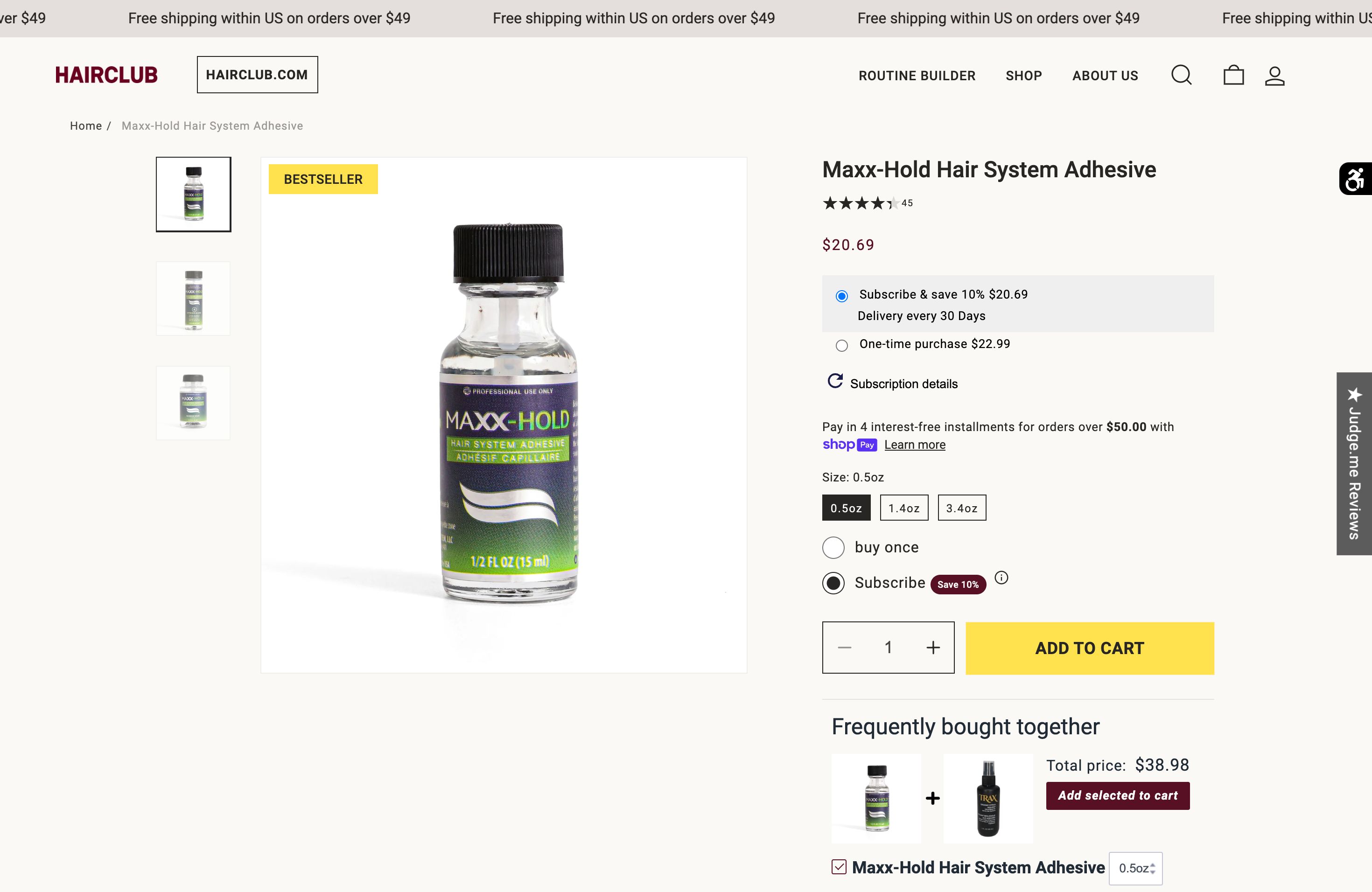 Hair Club screenshot 4