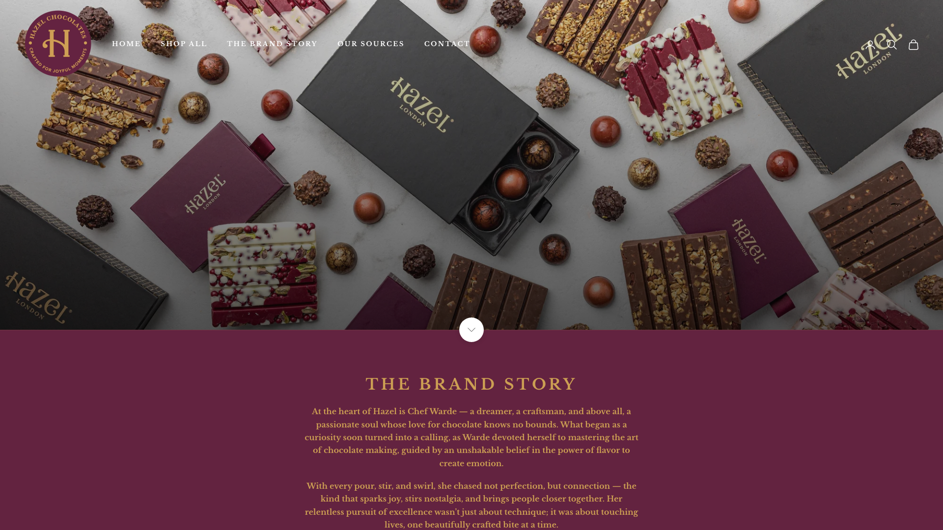 Hazel Chocolate London