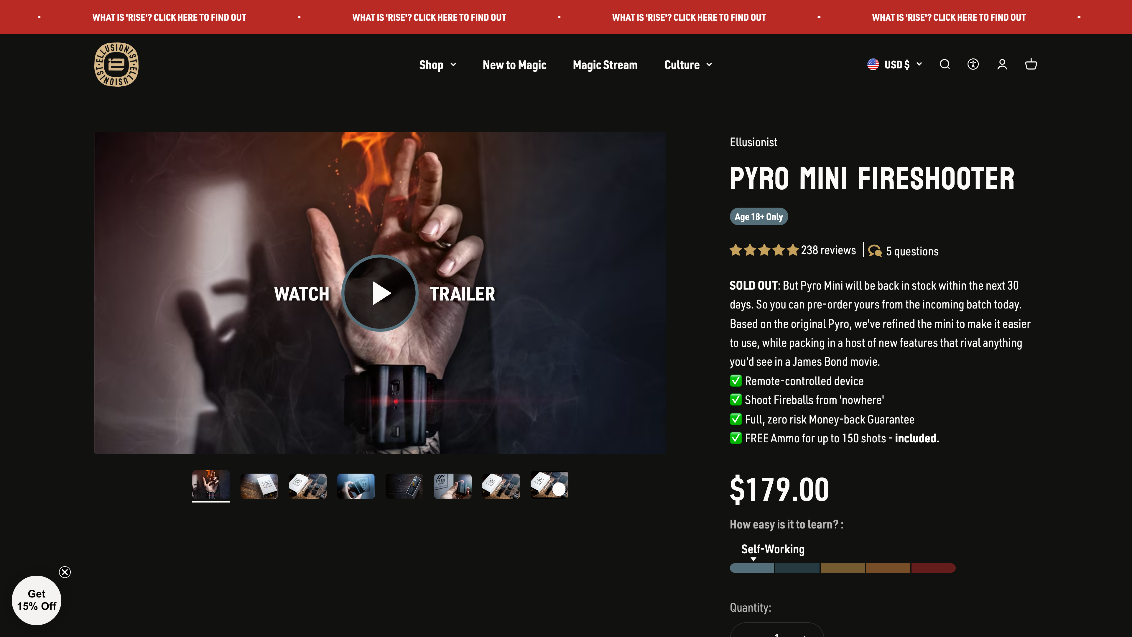 Ellusionist.com screenshot 2