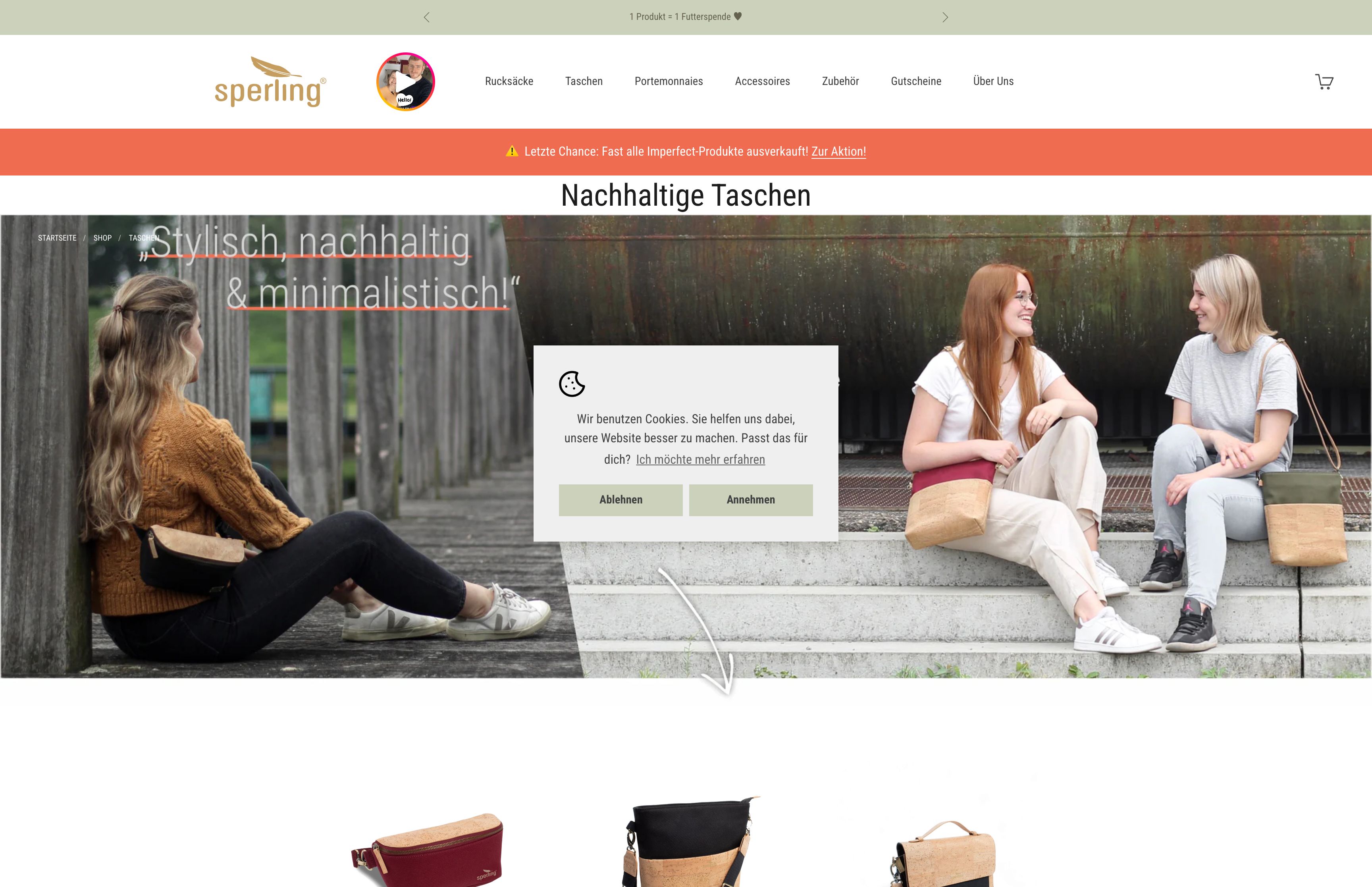 Sperling Bags B2B screenshot 6