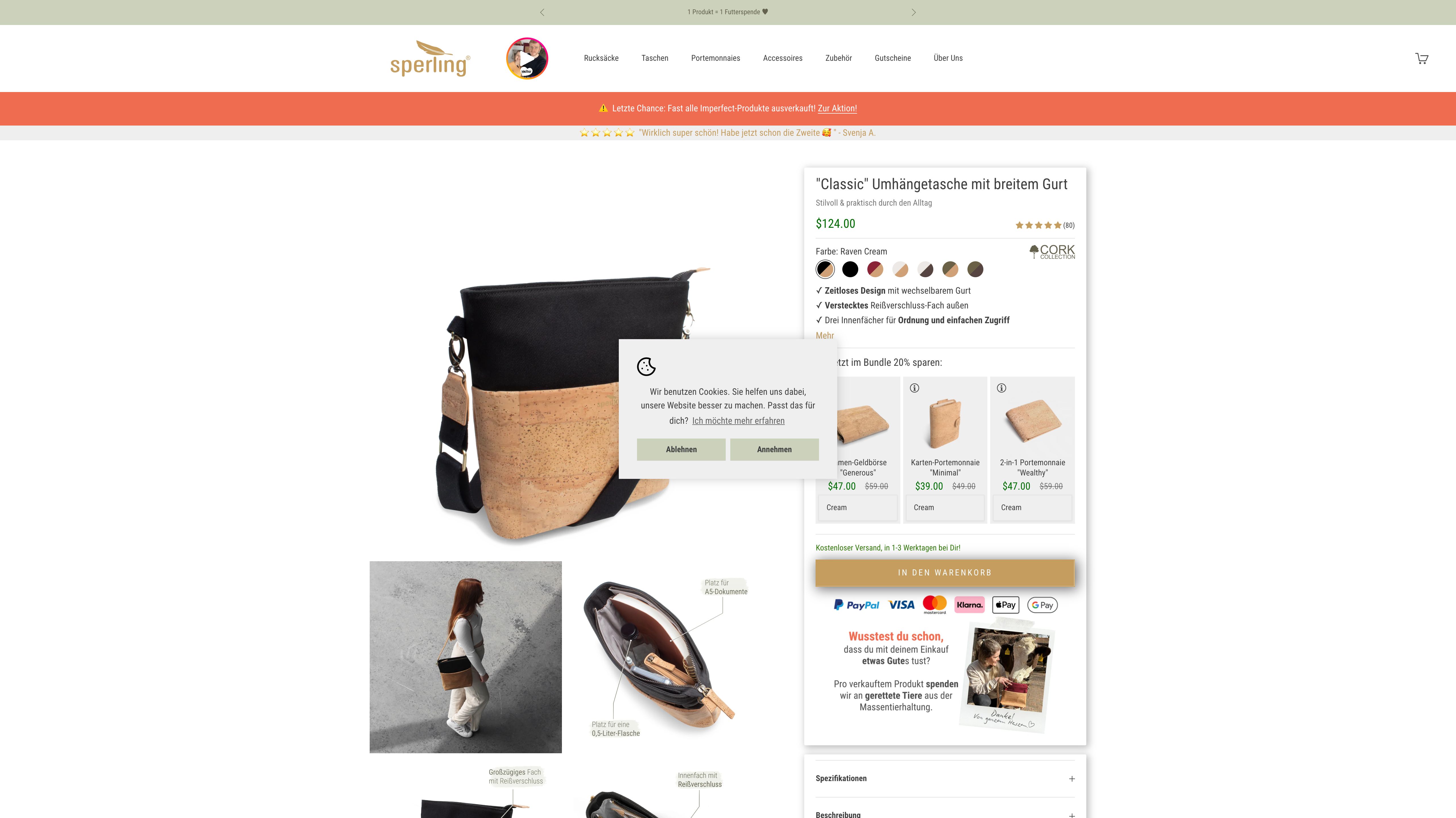 Sperling Bags B2B screenshot 2