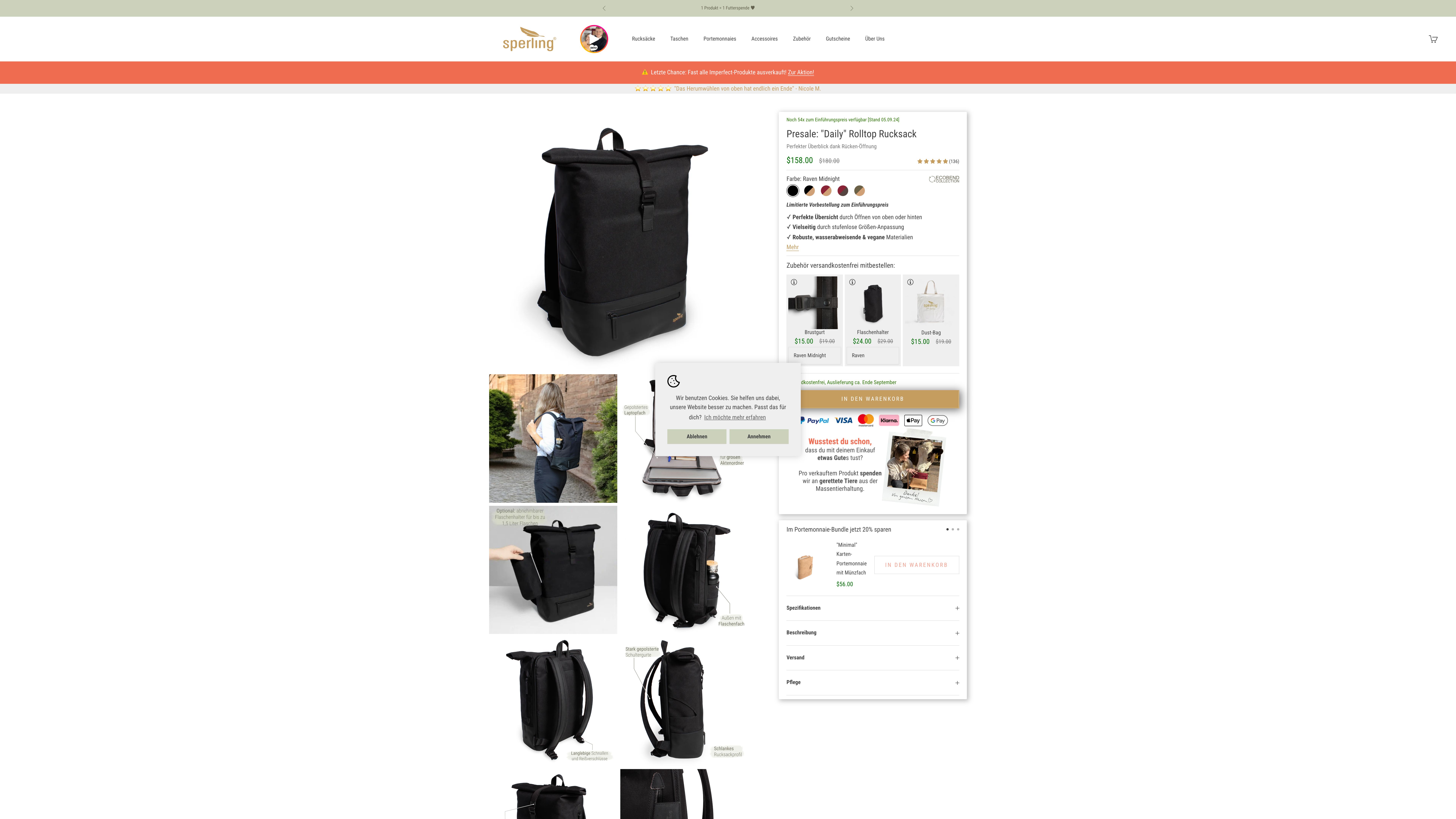 Sperling Bags B2B screenshot 5