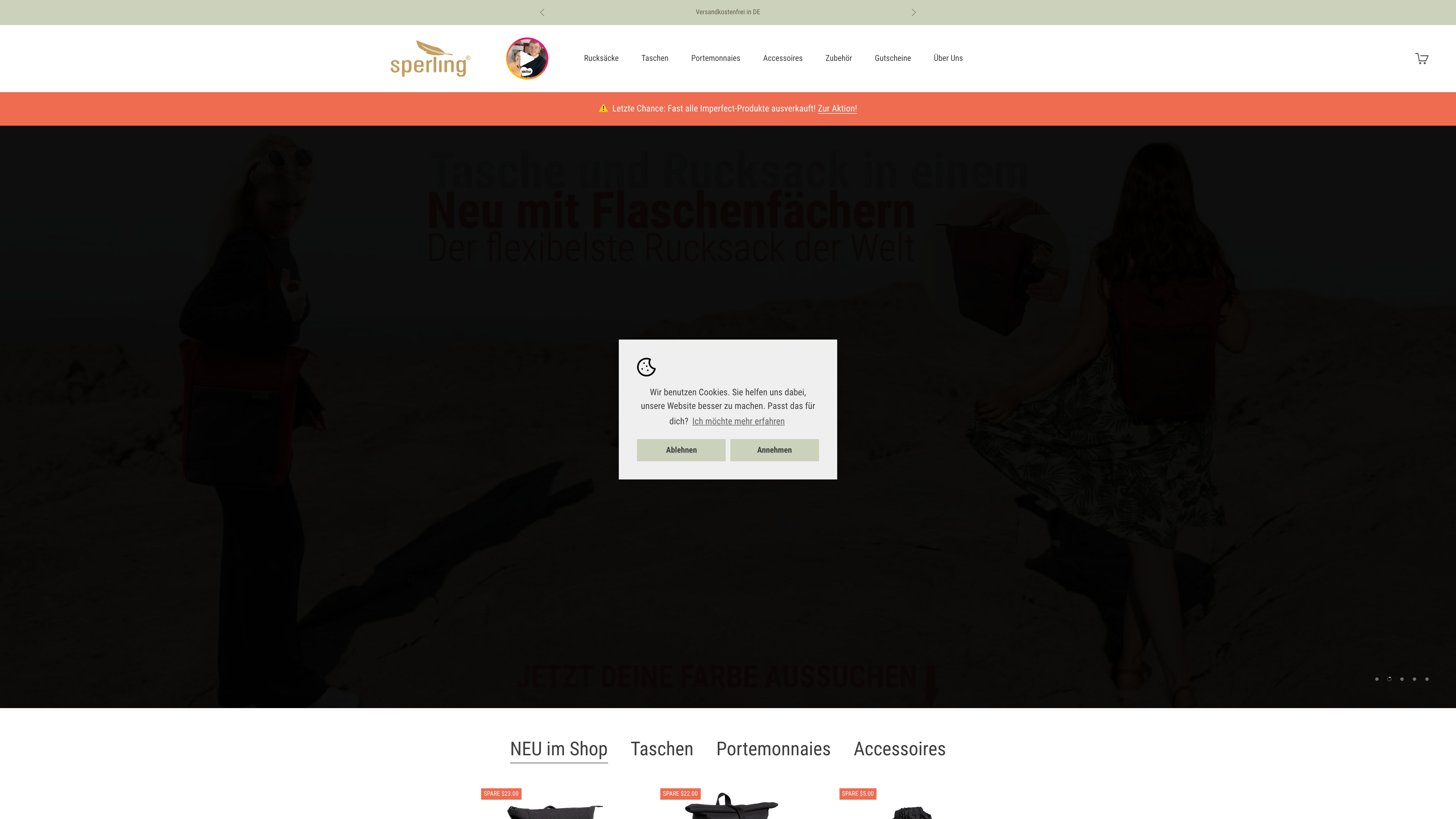 Sperling Bags B2B screenshot 7