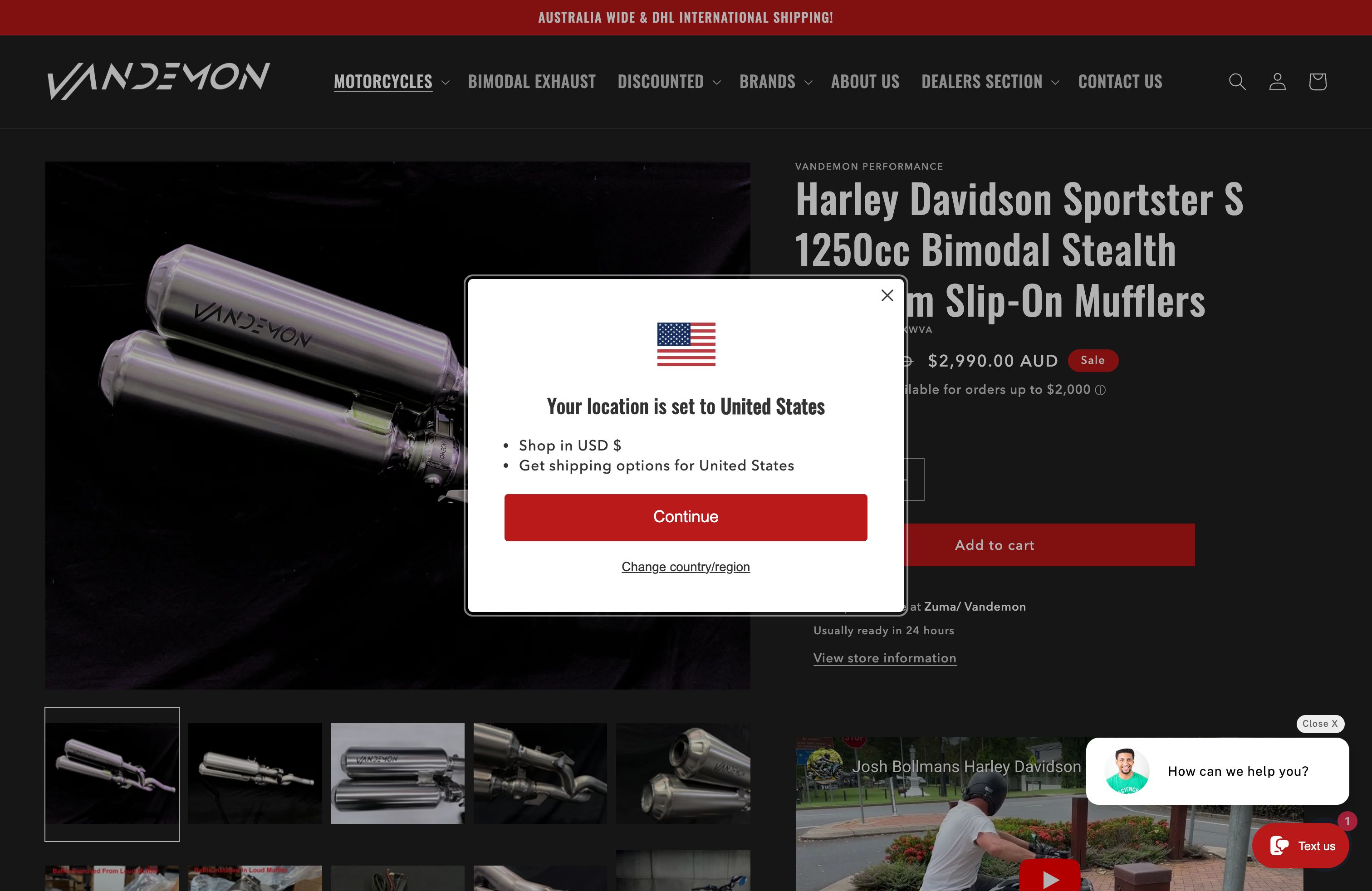 Vandemon Performance Exhausts screenshot 5