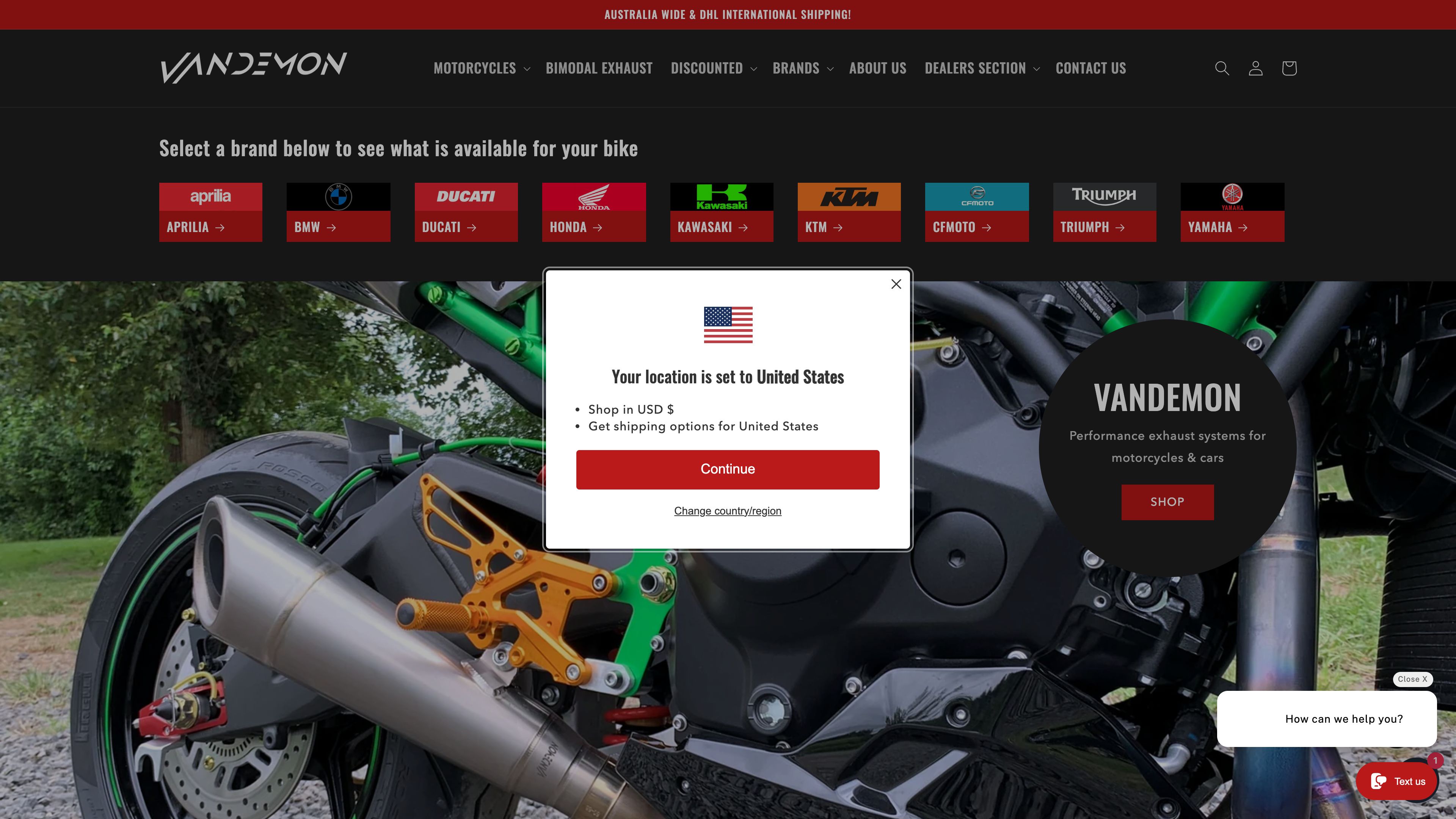 Vandemon Performance Exhausts screenshot 6