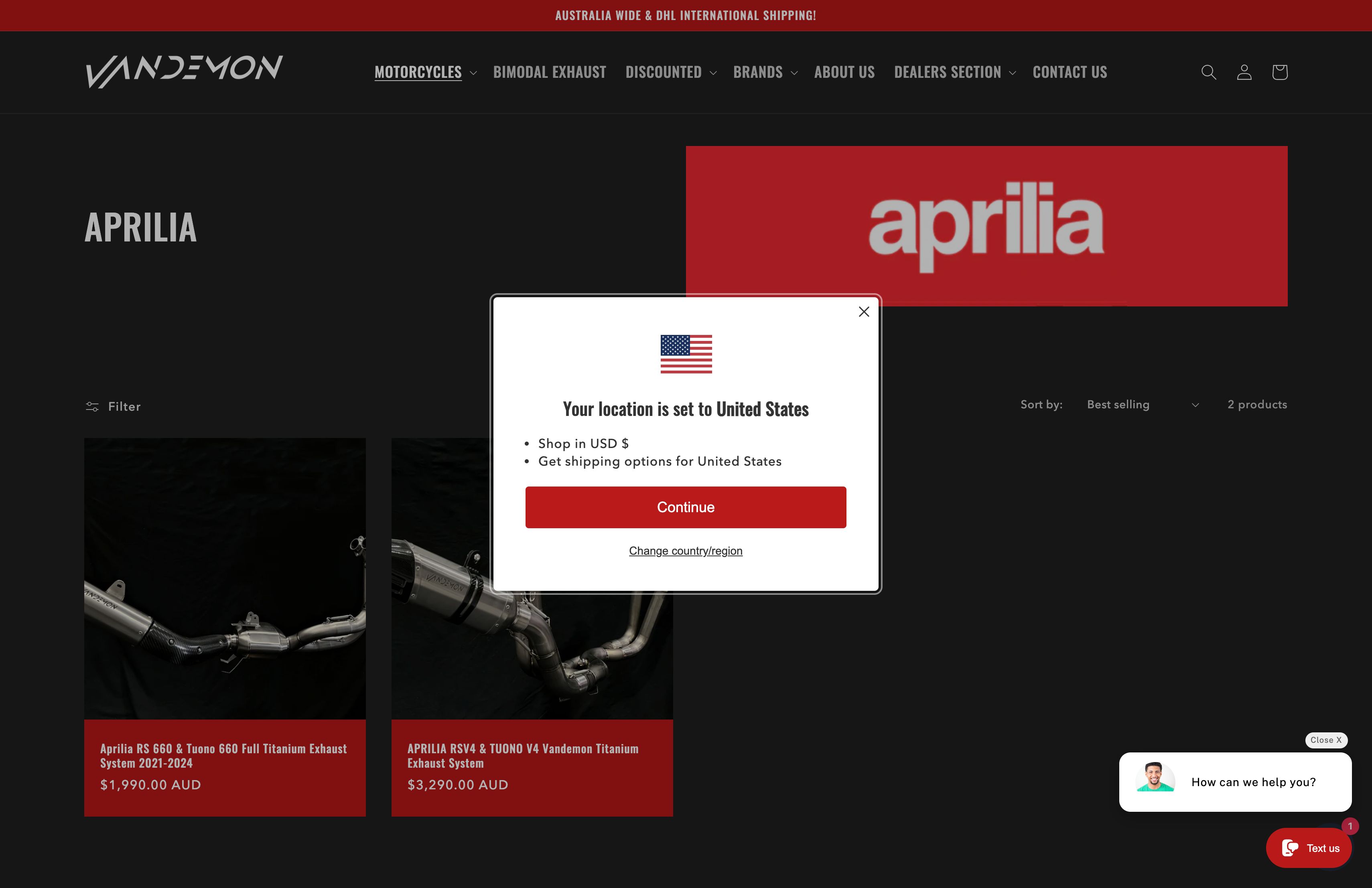 Vandemon Performance Exhausts screenshot 4
