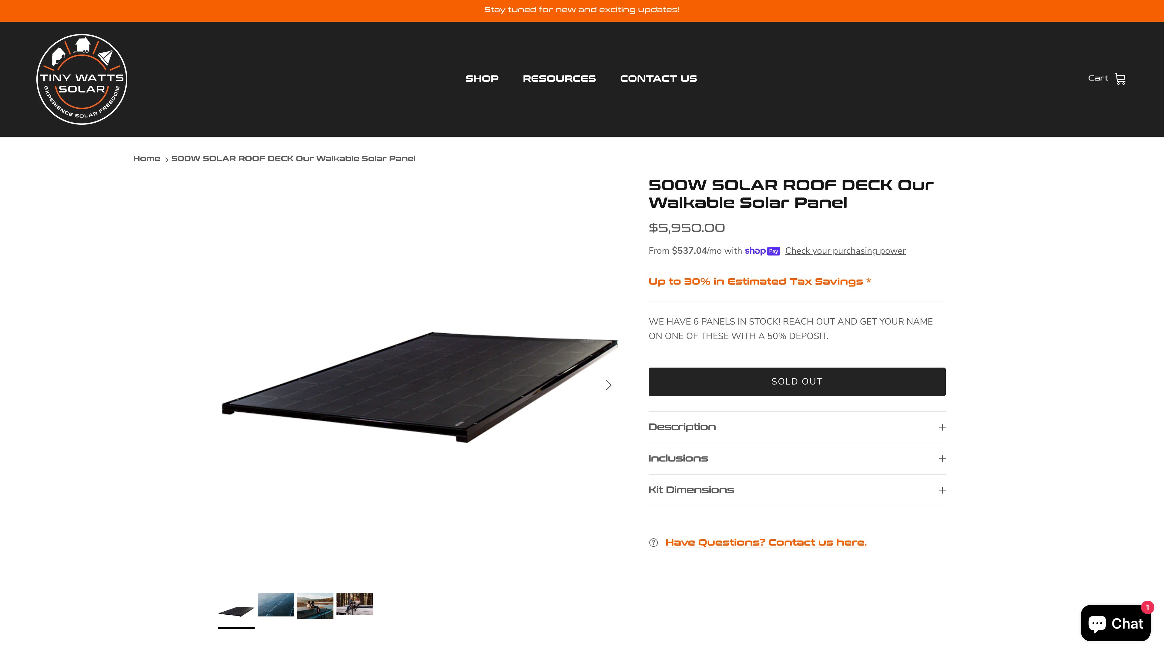 Tiny Watts Solar screenshot 5