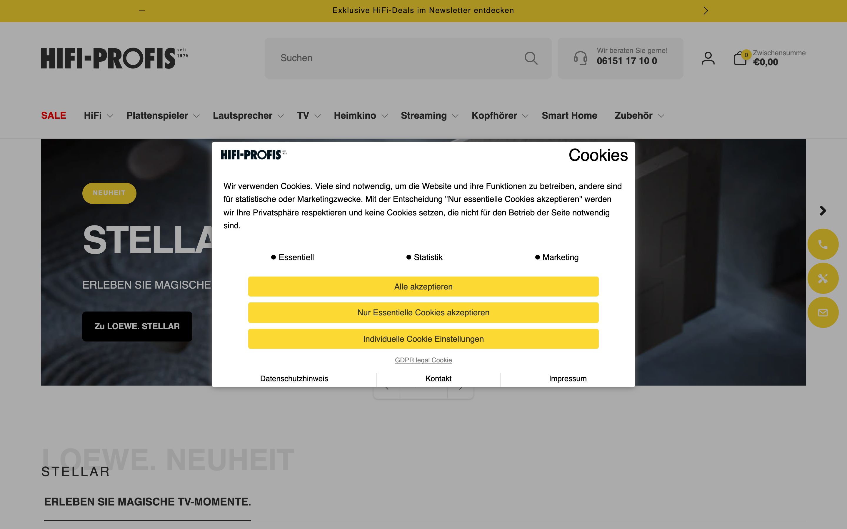 Shopify Plus Migration für HiFi Profis Darmstadt screenshot 4