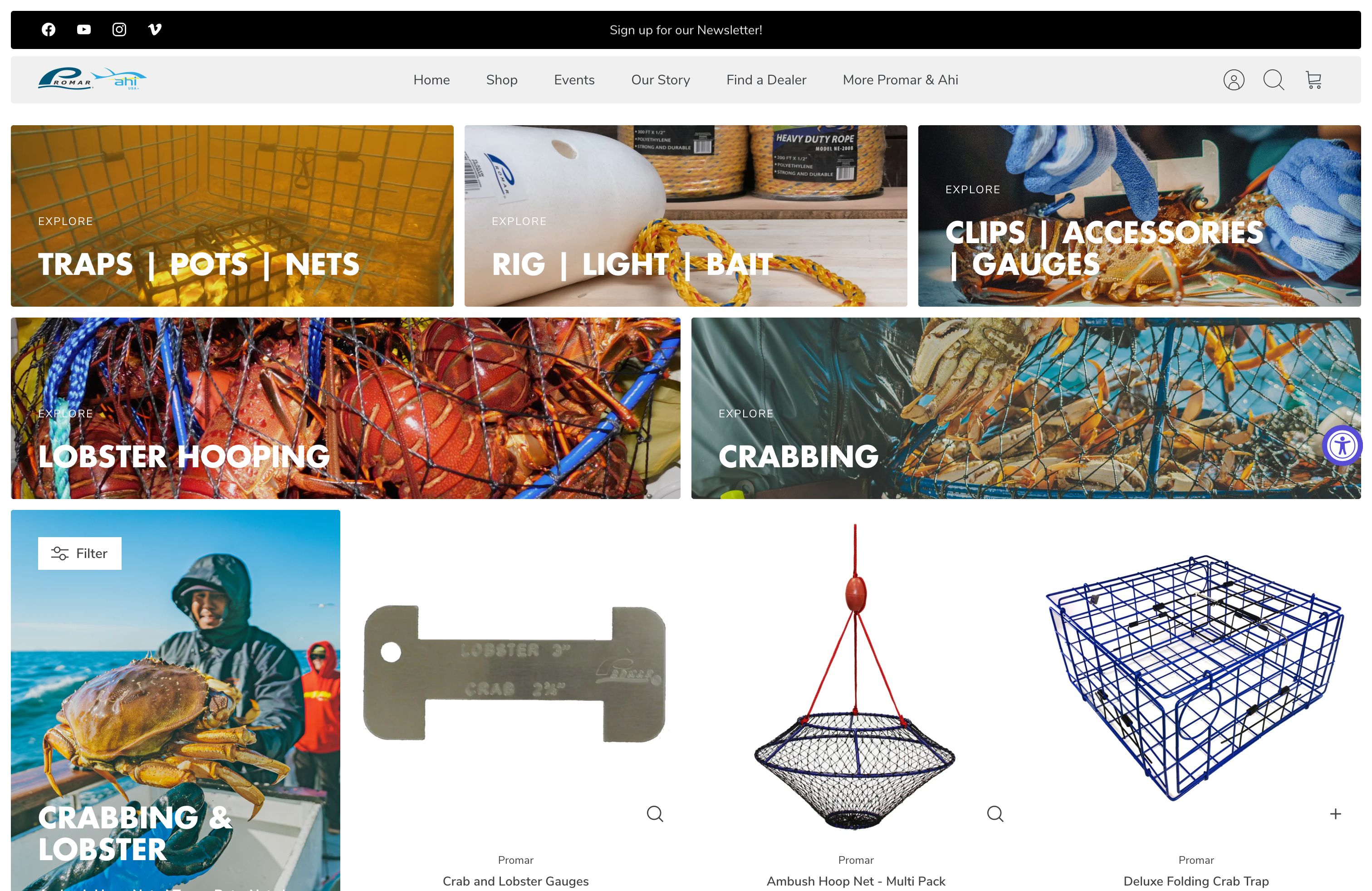 Promar & Ahi USA | Premium Hoop Nets, Cast Nets, Landing Nets & More screenshot 4