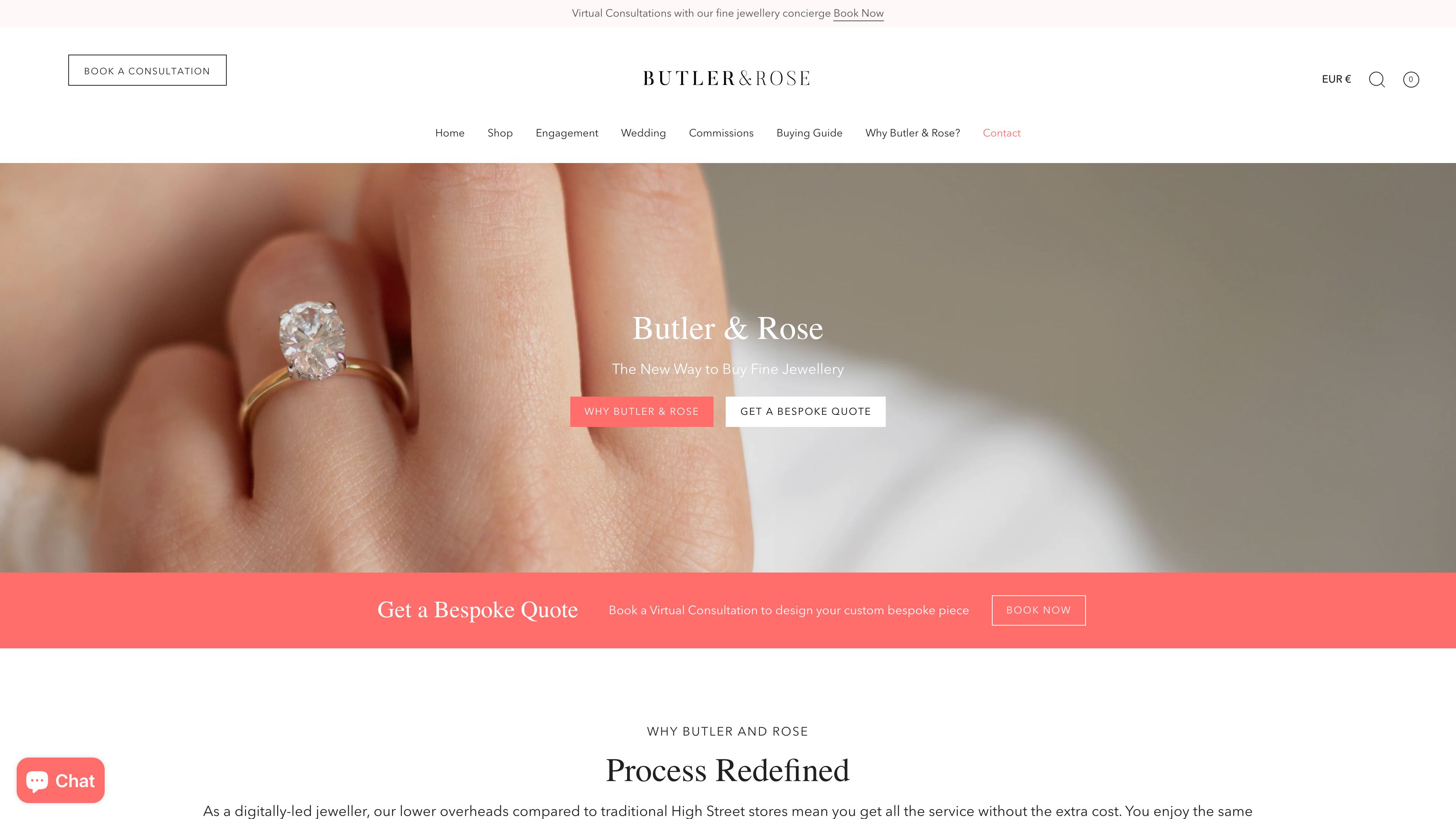 Butler & Rose Shopify Store Build and Custom Design screenshot 4