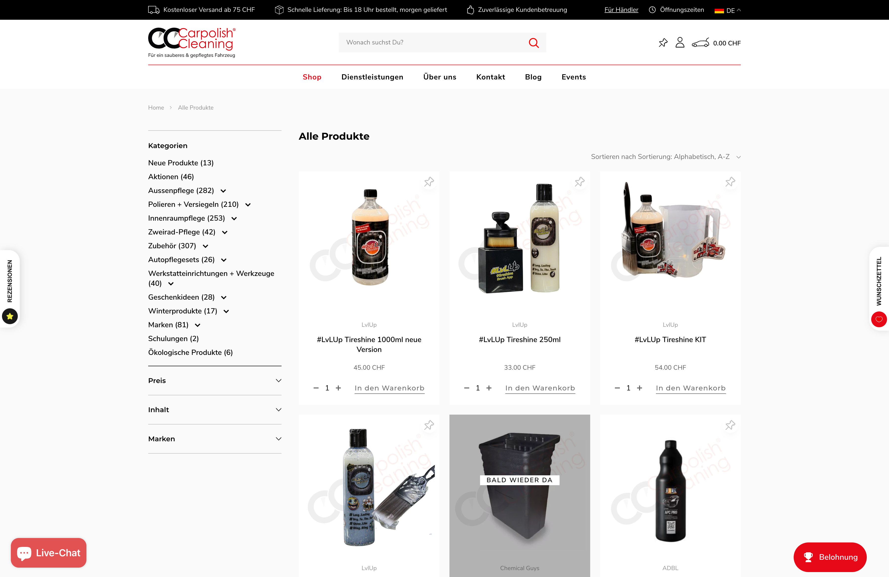 Carpolish Cleaning - Switzerland screenshot