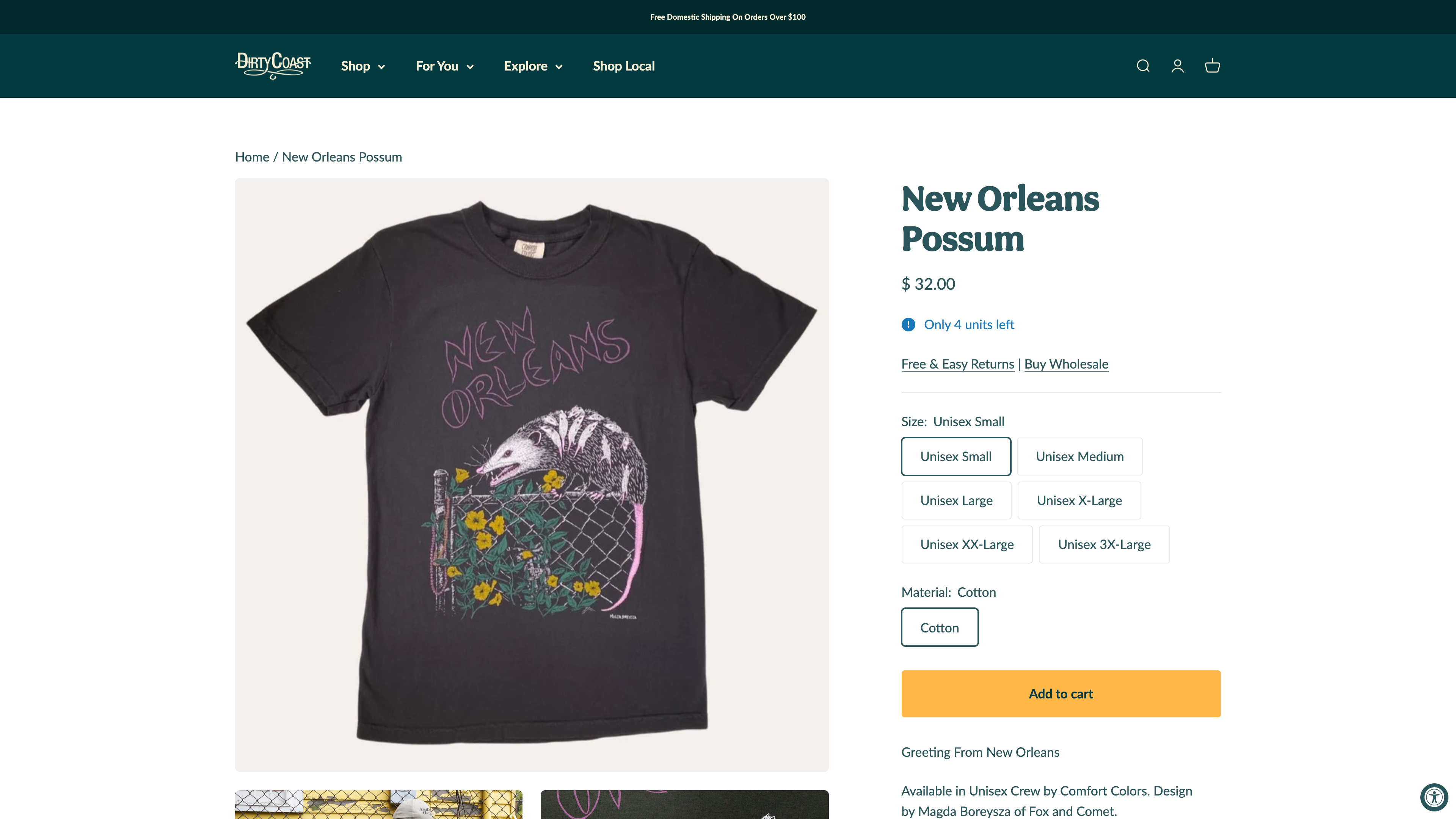 Dirty Coast | New Orleans T-Shirts & Gifts screenshot 3