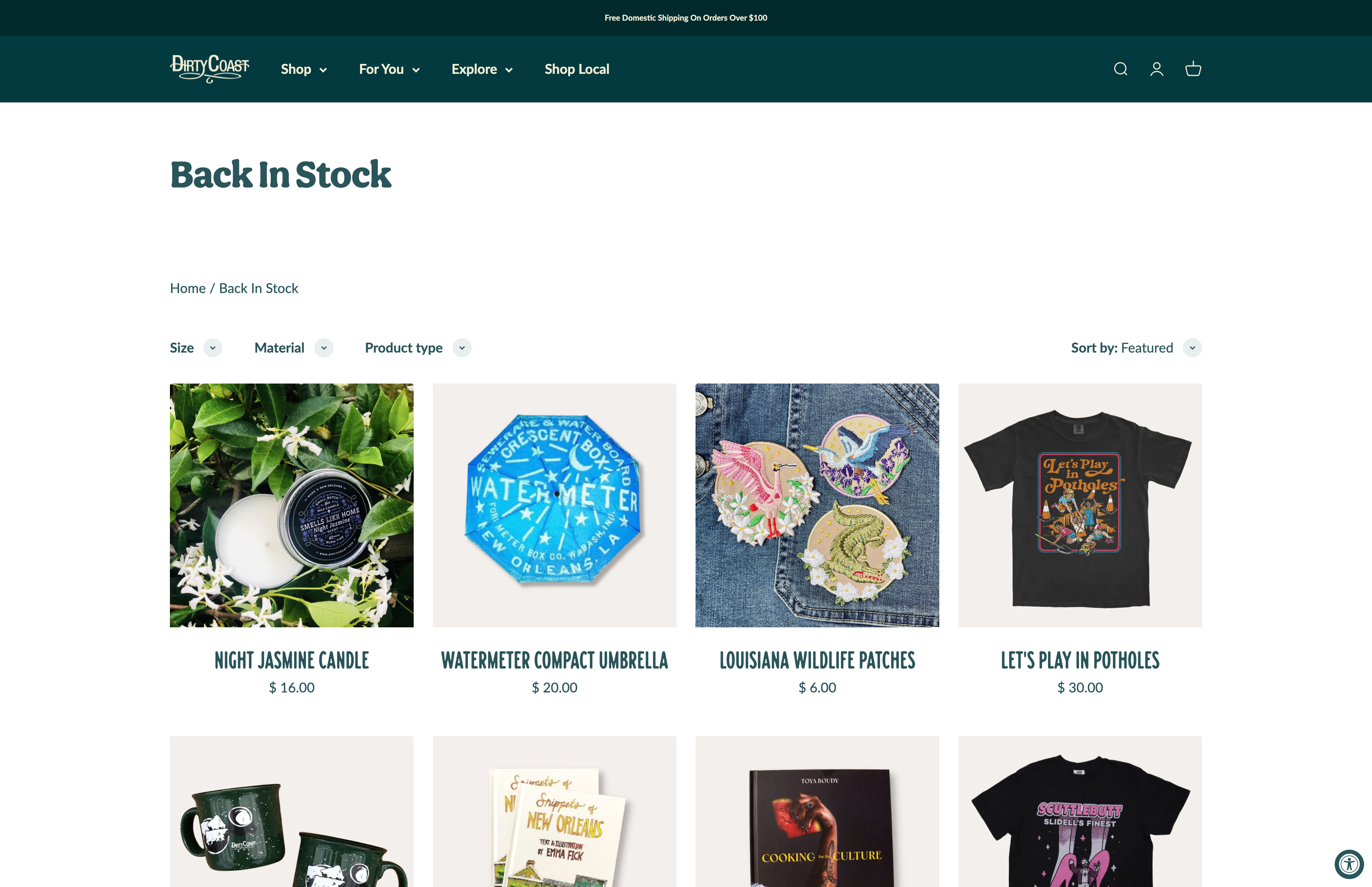 Dirty Coast | New Orleans T-Shirts & Gifts screenshot 2