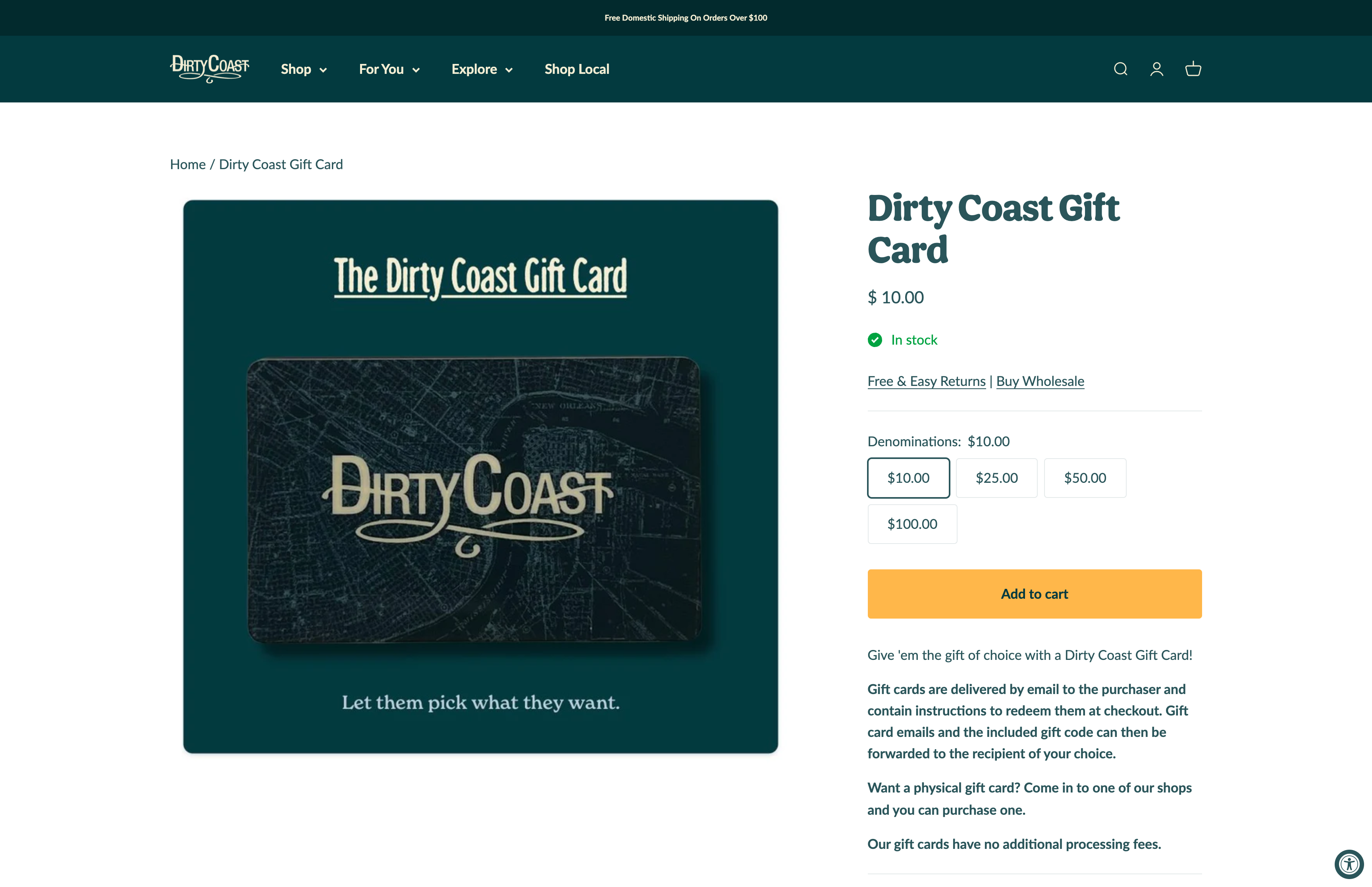 Dirty Coast | New Orleans T-Shirts & Gifts screenshot 4