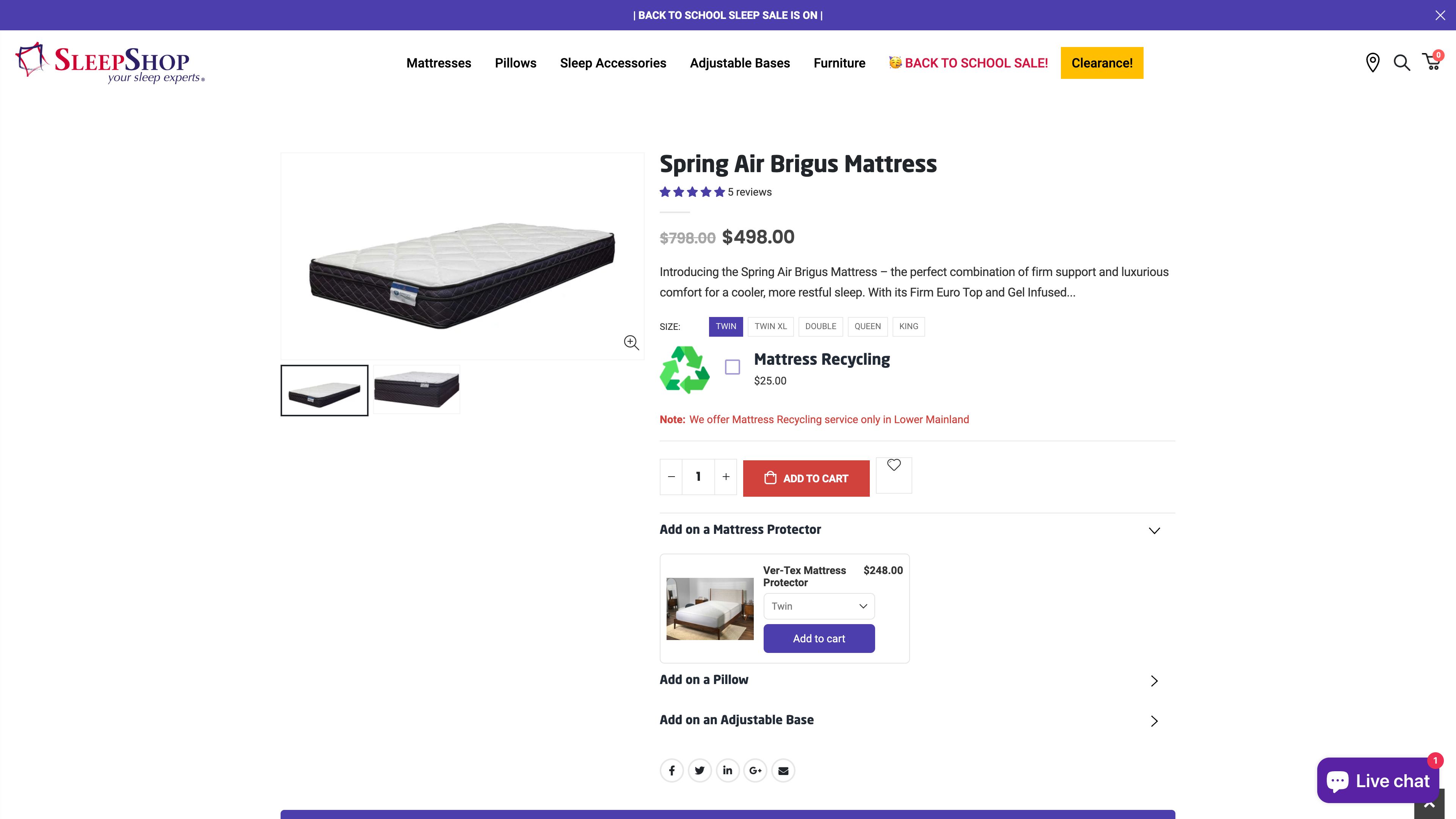 Sleep Shop screenshot 2