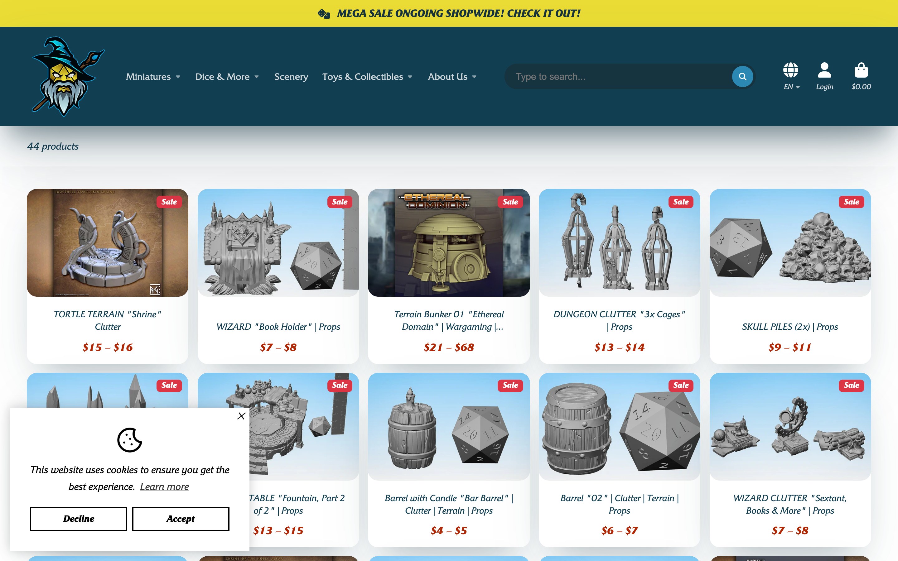 3DTabletopwizard.de screenshot 2