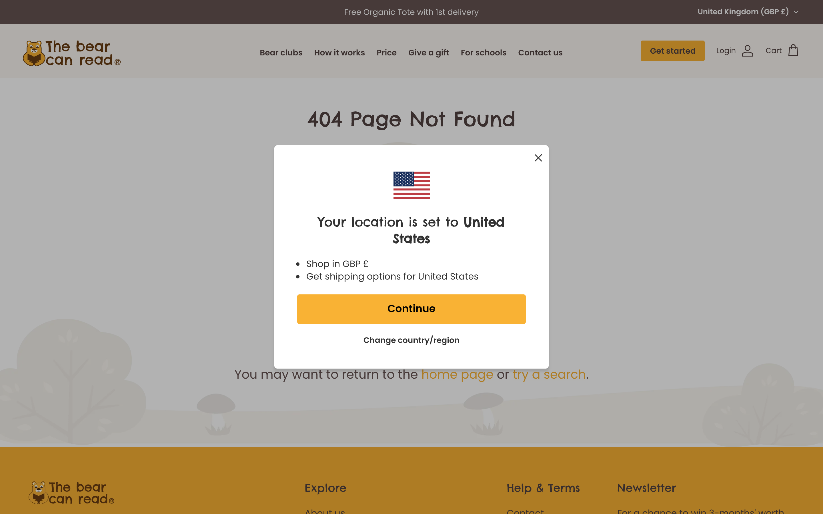 The Bear Can Read screenshot