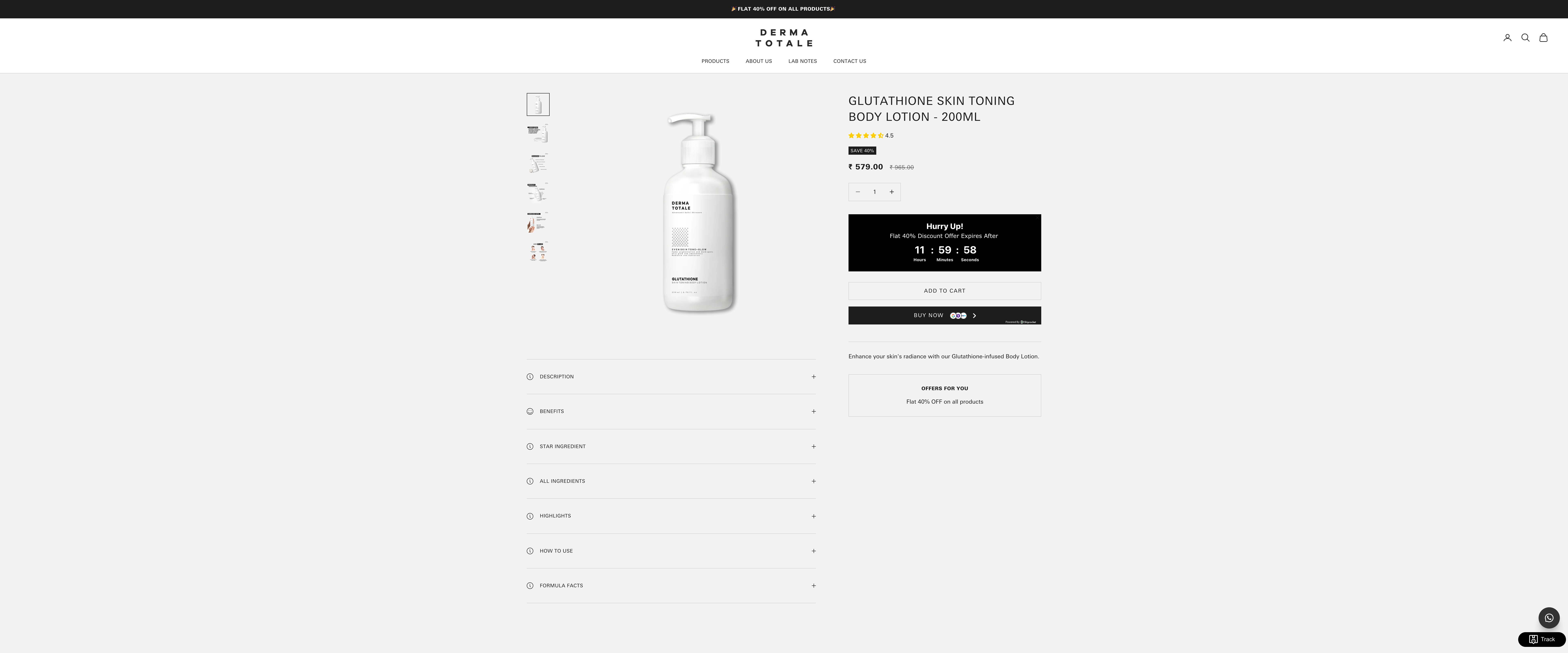 Derma Totale - Skin Care Brand screenshot 2