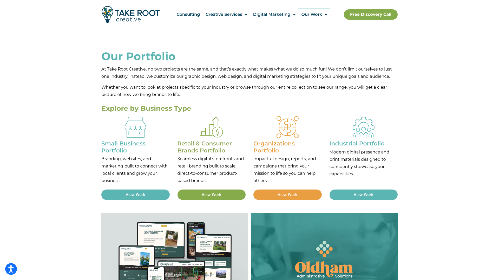 Visit our Portfolio