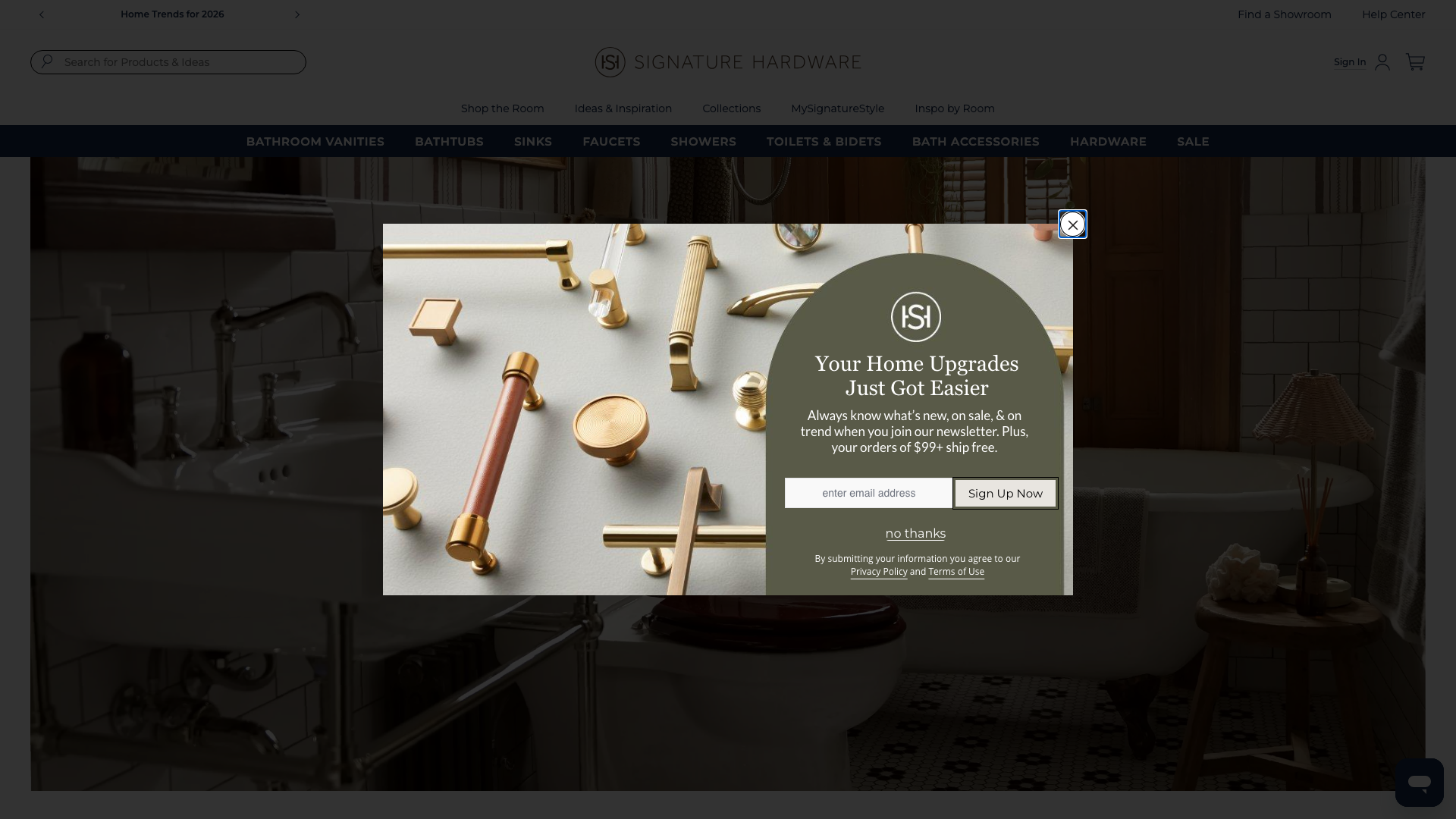Signature Hardware SAW 80K new visitors on their website $54K revenue