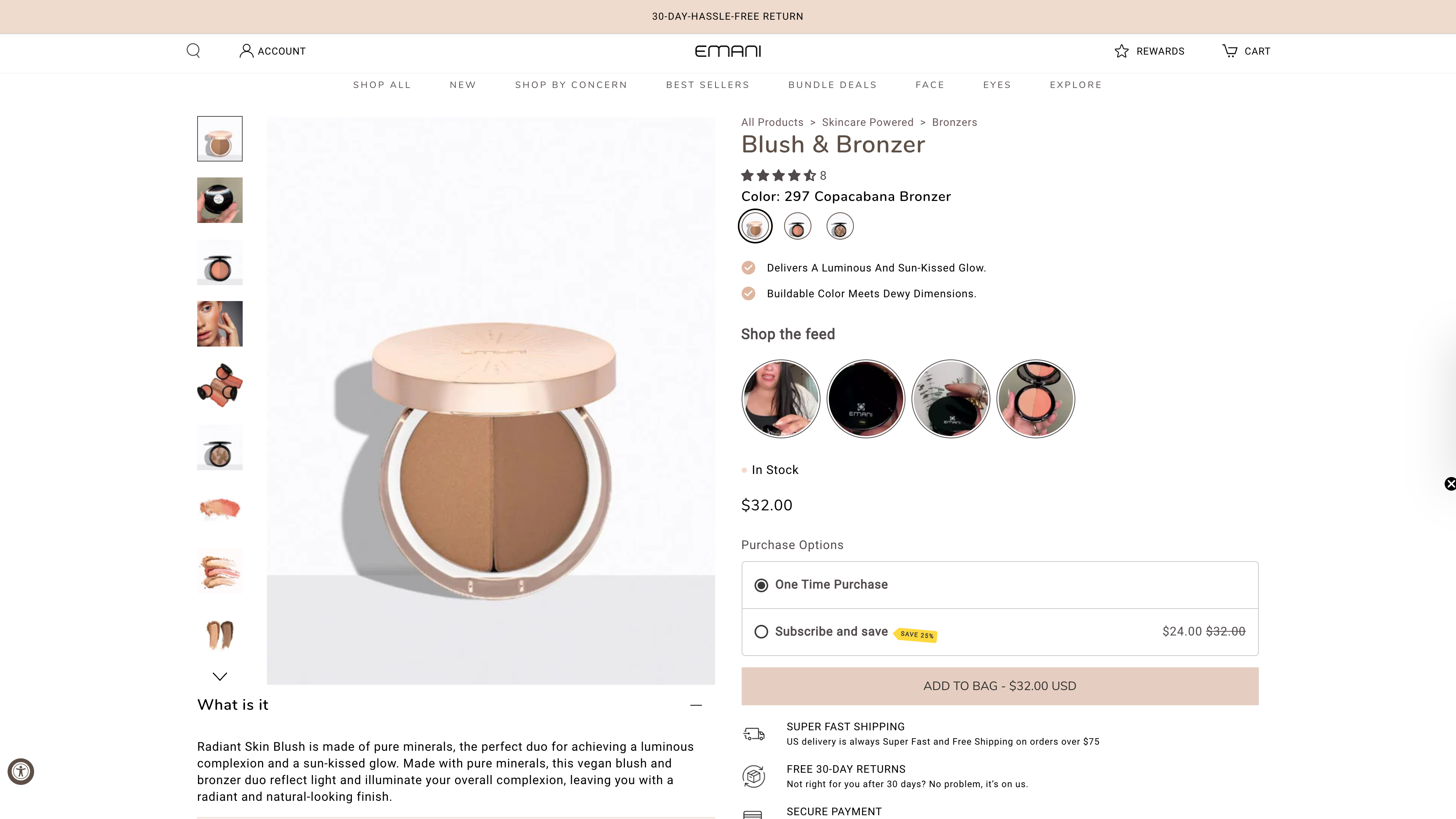 Shopify Website Redesign for Emani screenshot 4