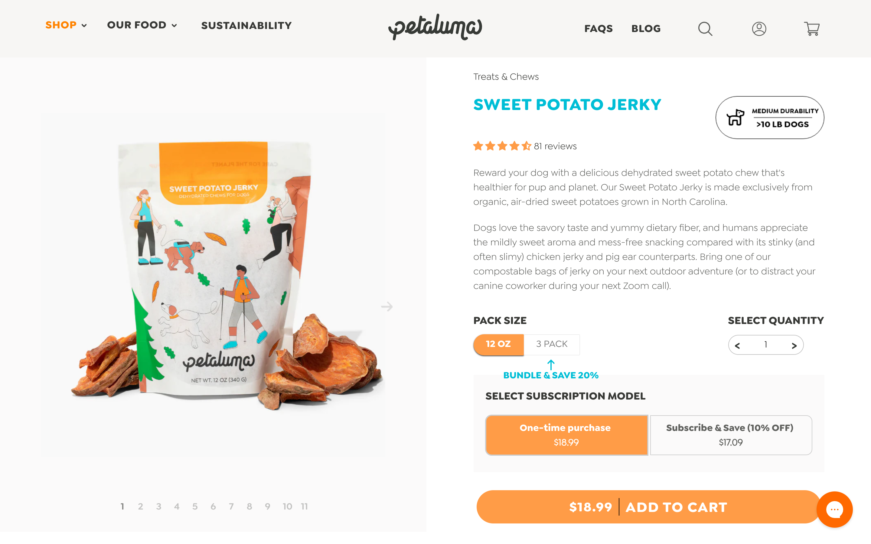 Feed Petaluma- Pet care Shopify store development  screenshot 4