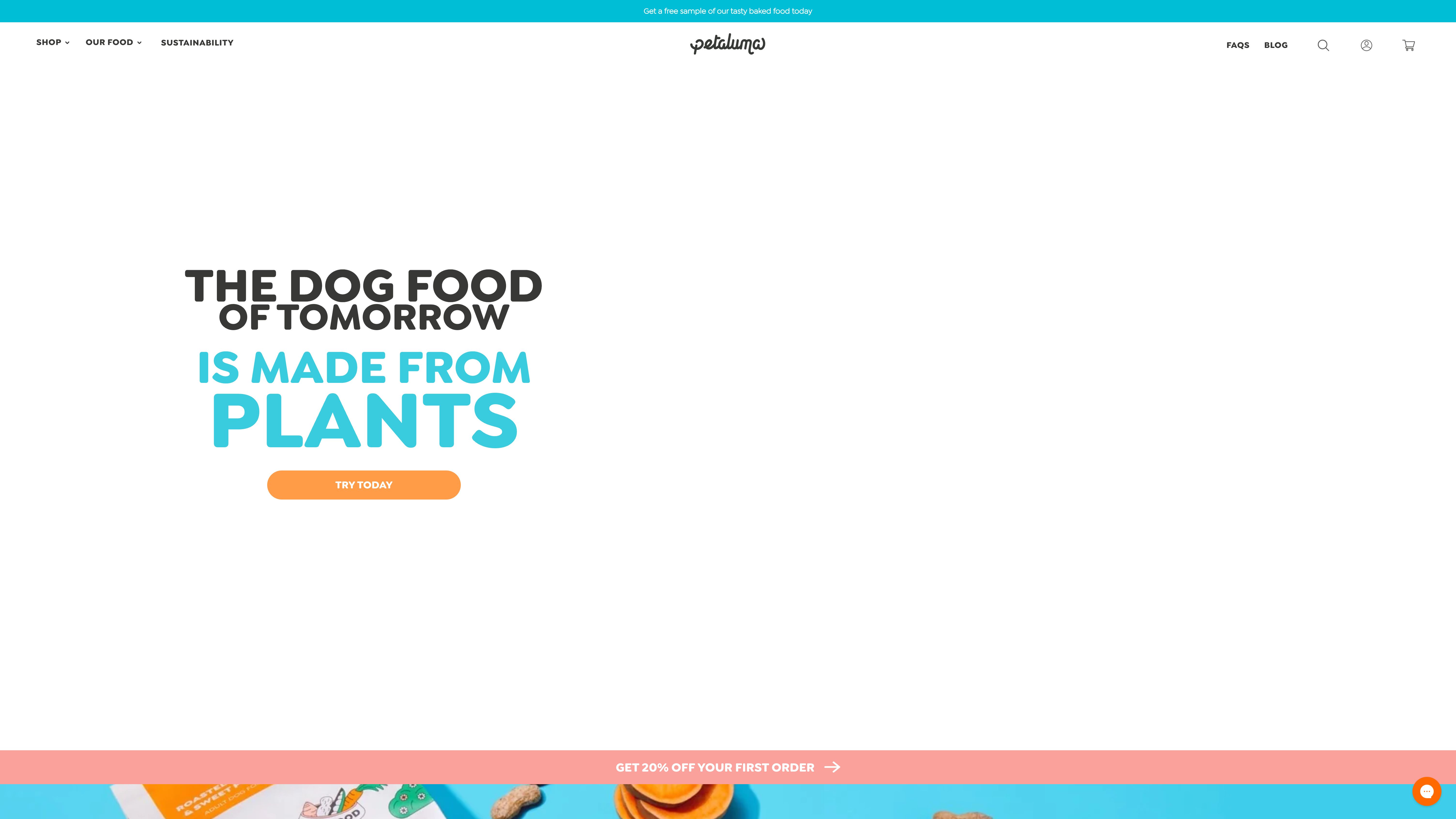 Feed Petaluma- Pet care Shopify store development  screenshot 6