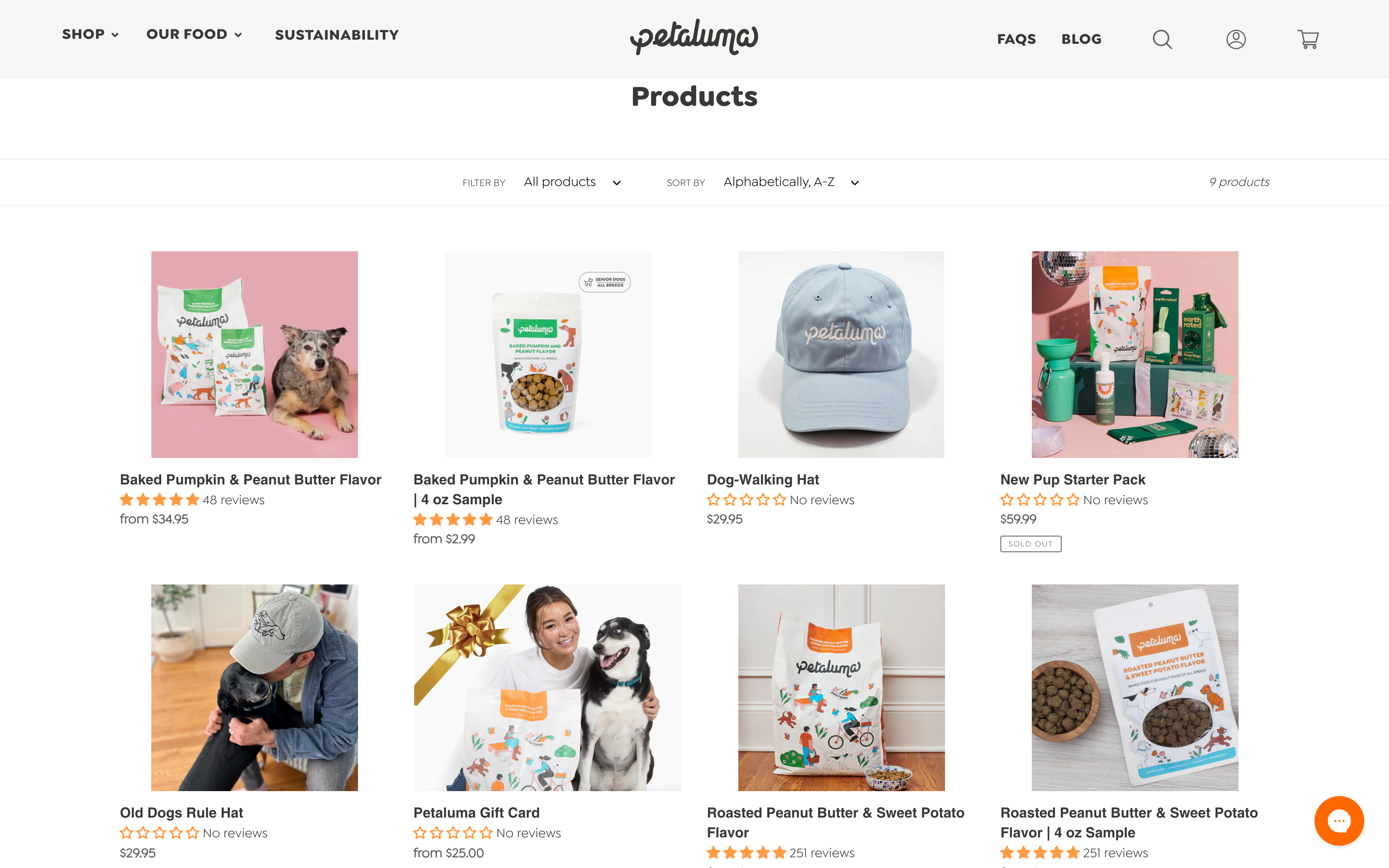Feed Petaluma- Pet care Shopify store development  screenshot 2