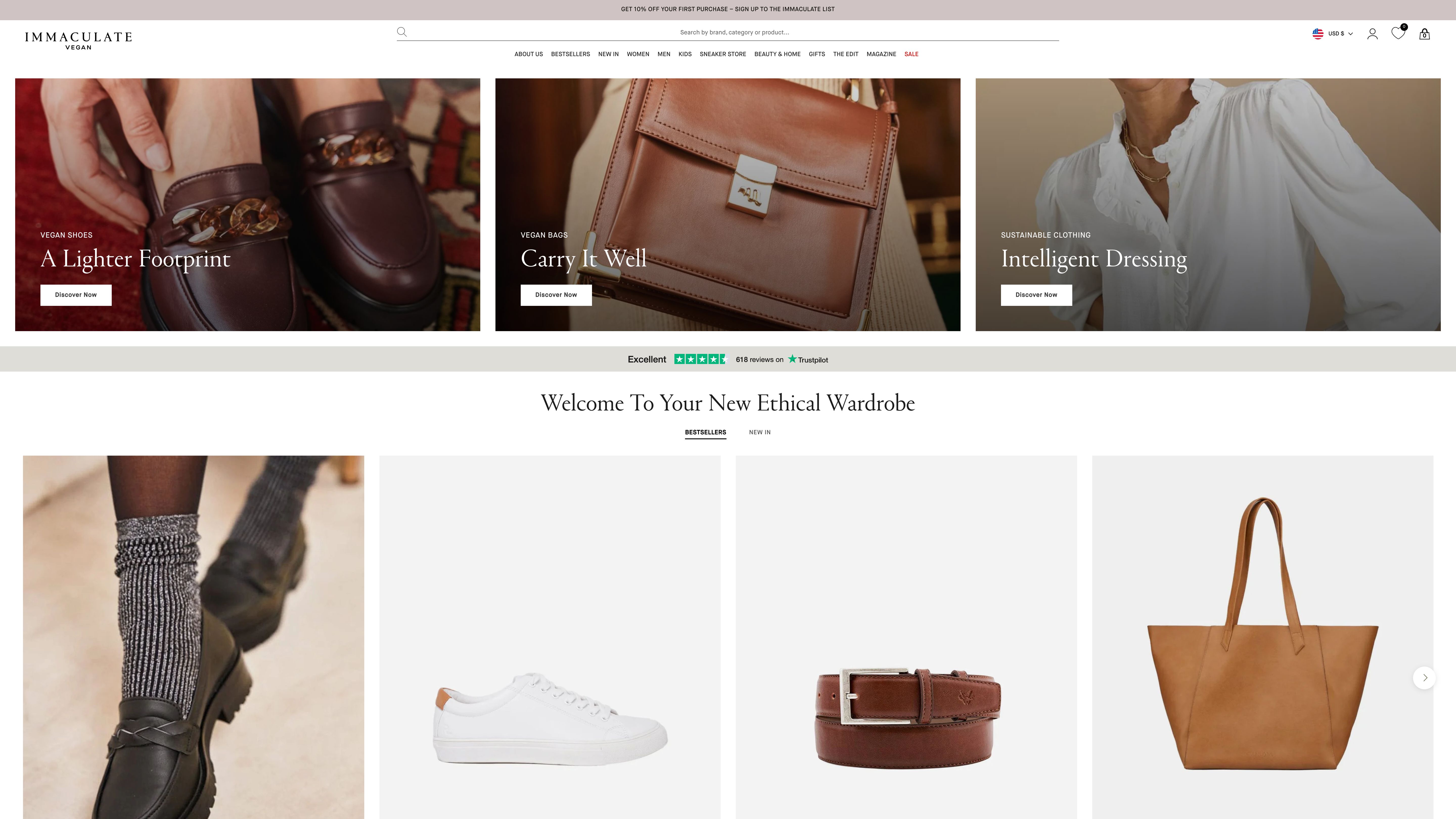 How Immaculate Vegan Redefines the Shopping Experience with Shopify screenshot 6