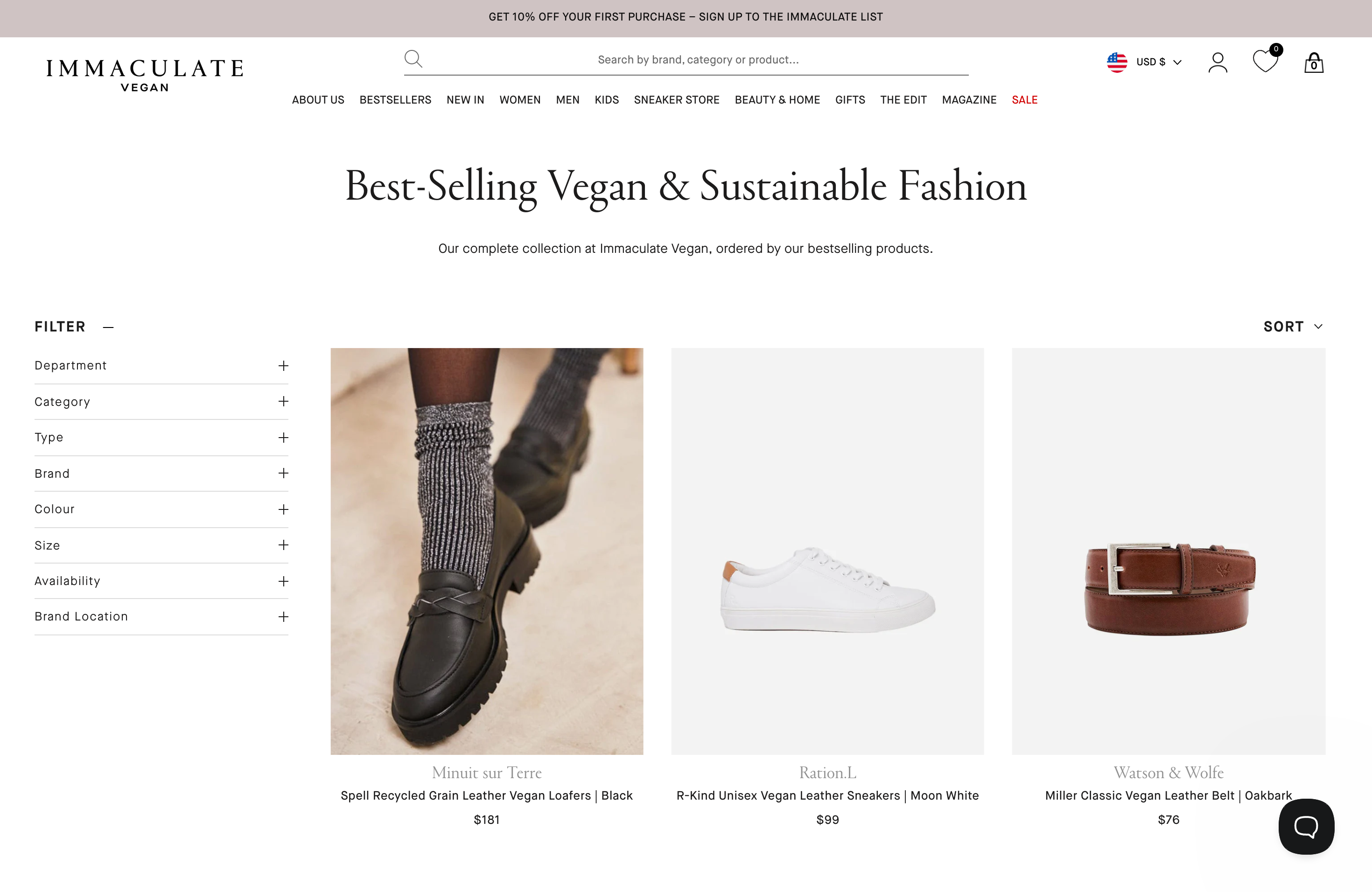 How Immaculate Vegan Redefines the Shopping Experience with Shopify screenshot 4