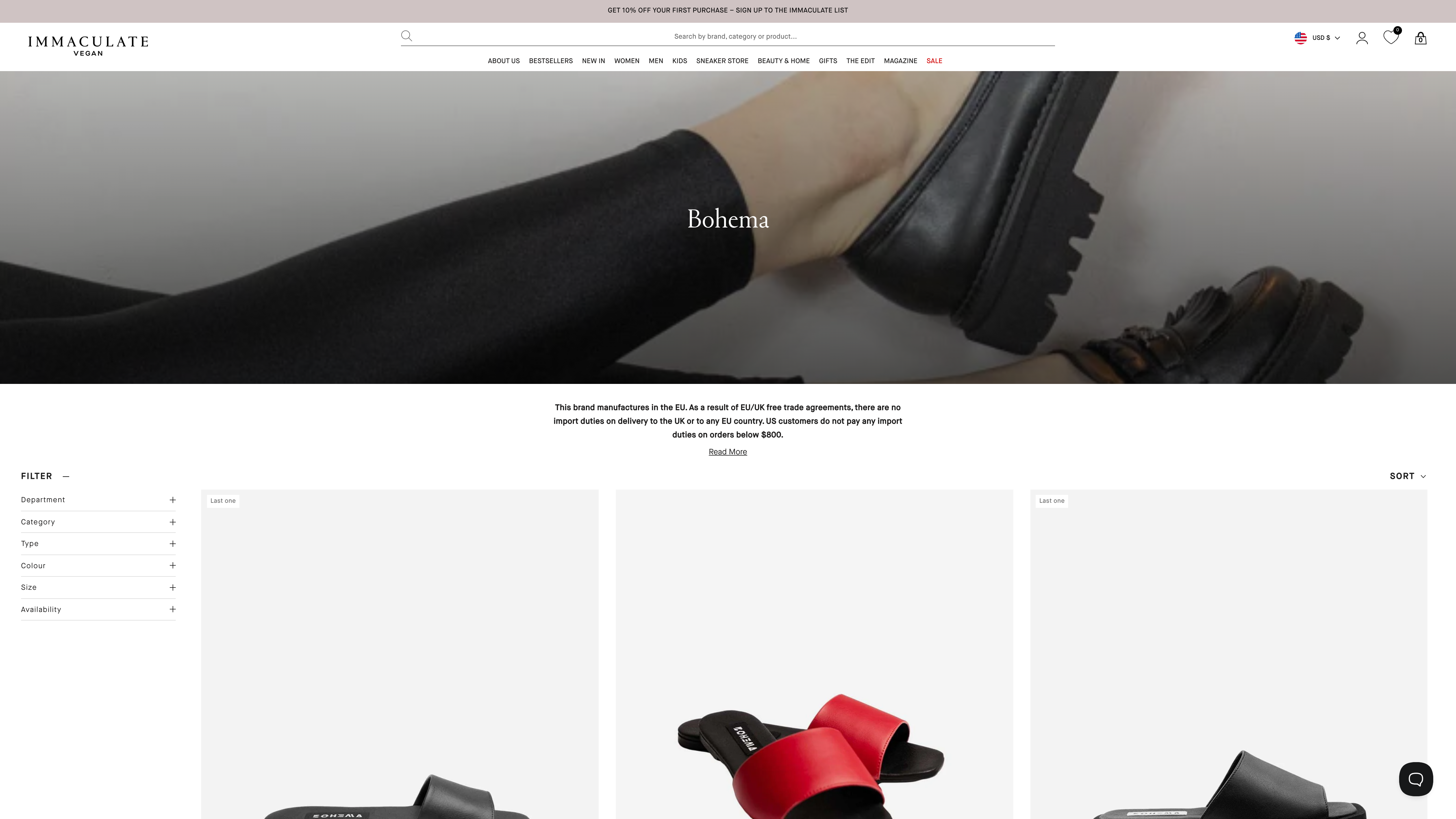 How Immaculate Vegan Redefines the Shopping Experience with Shopify screenshot 2