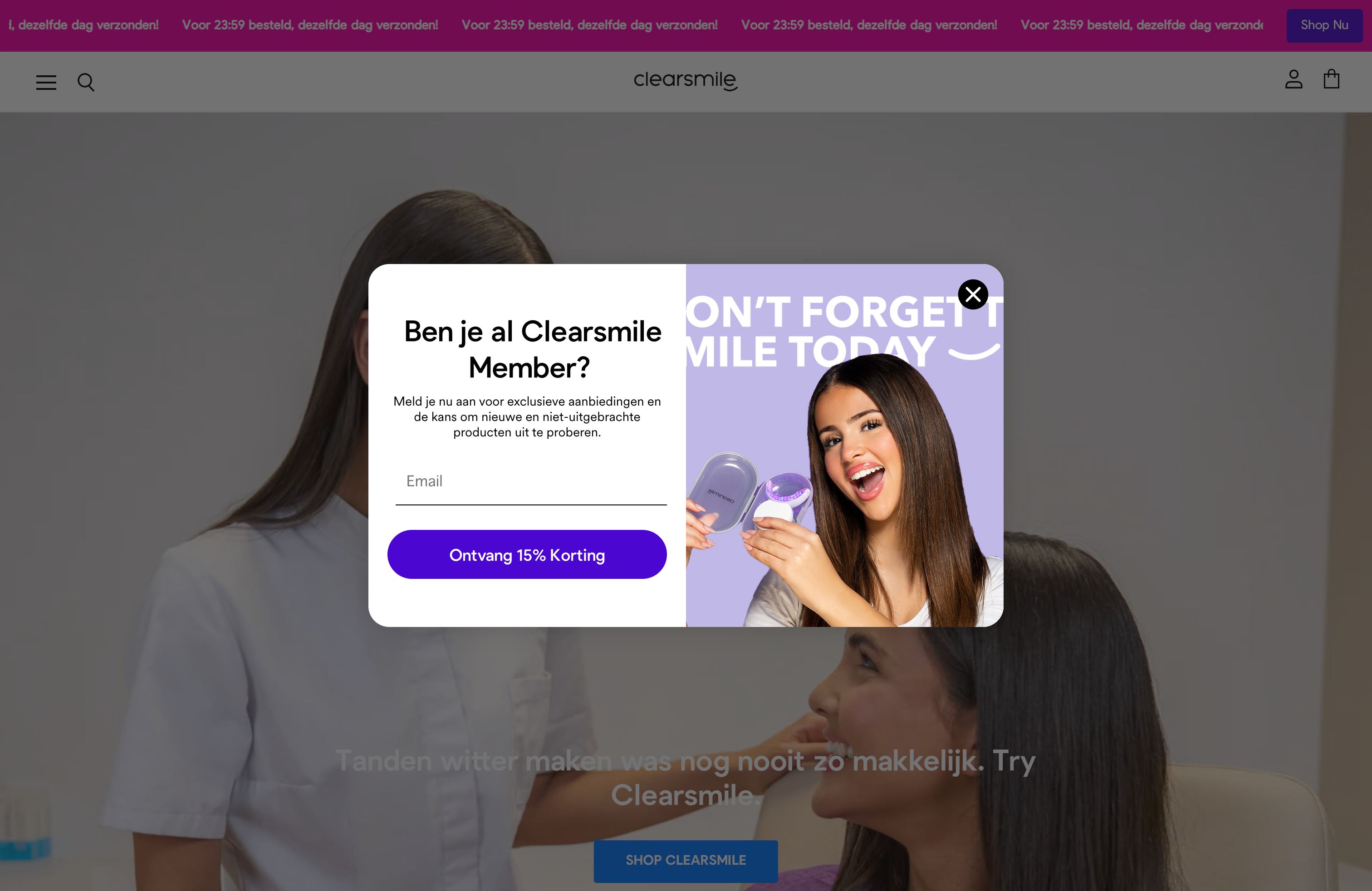 Clearsmile screenshot