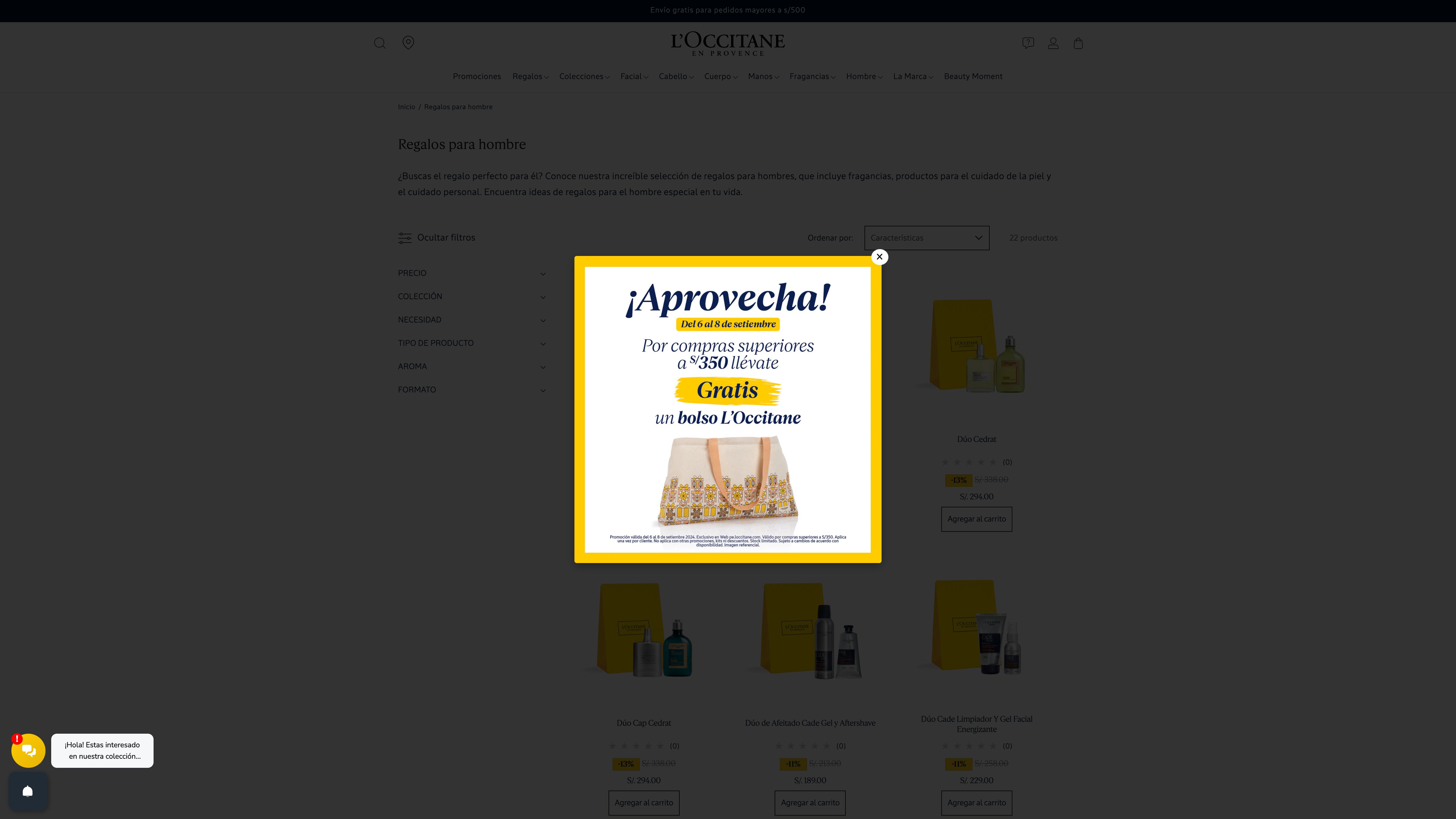 L'Occitane screenshot 2