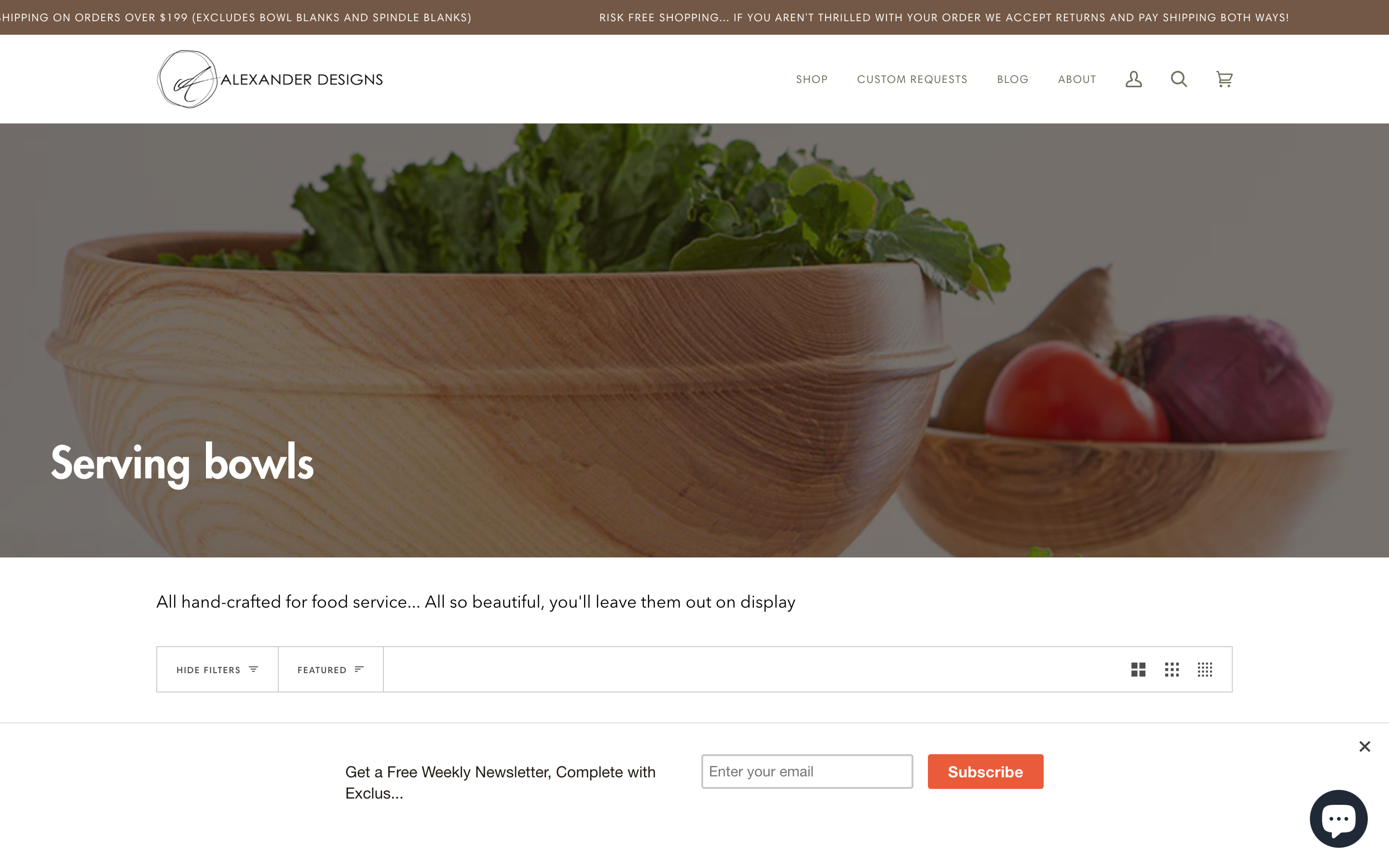 Alexander Designs - Wood Products screenshot 5