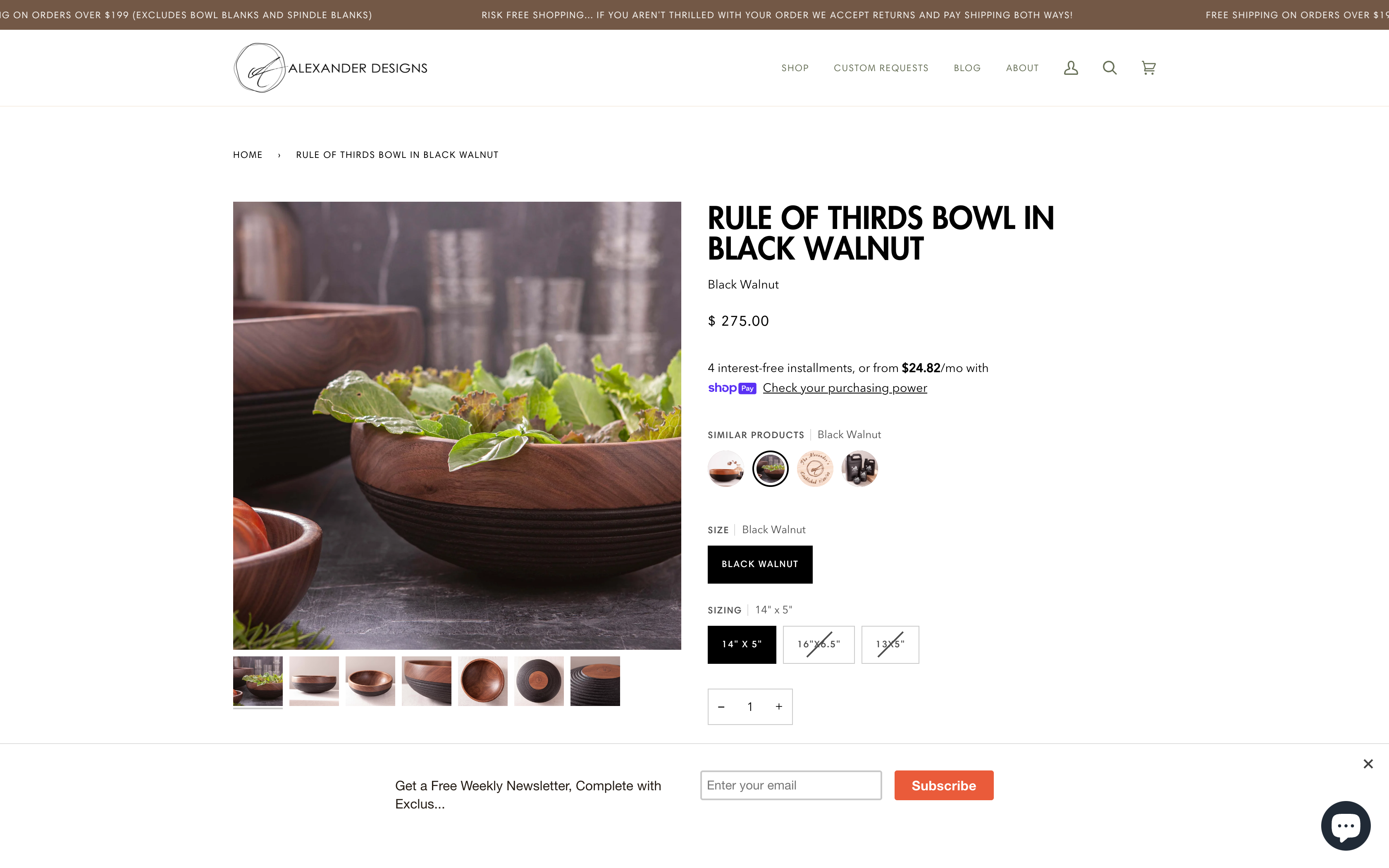 Alexander Designs - Wood Products screenshot 3