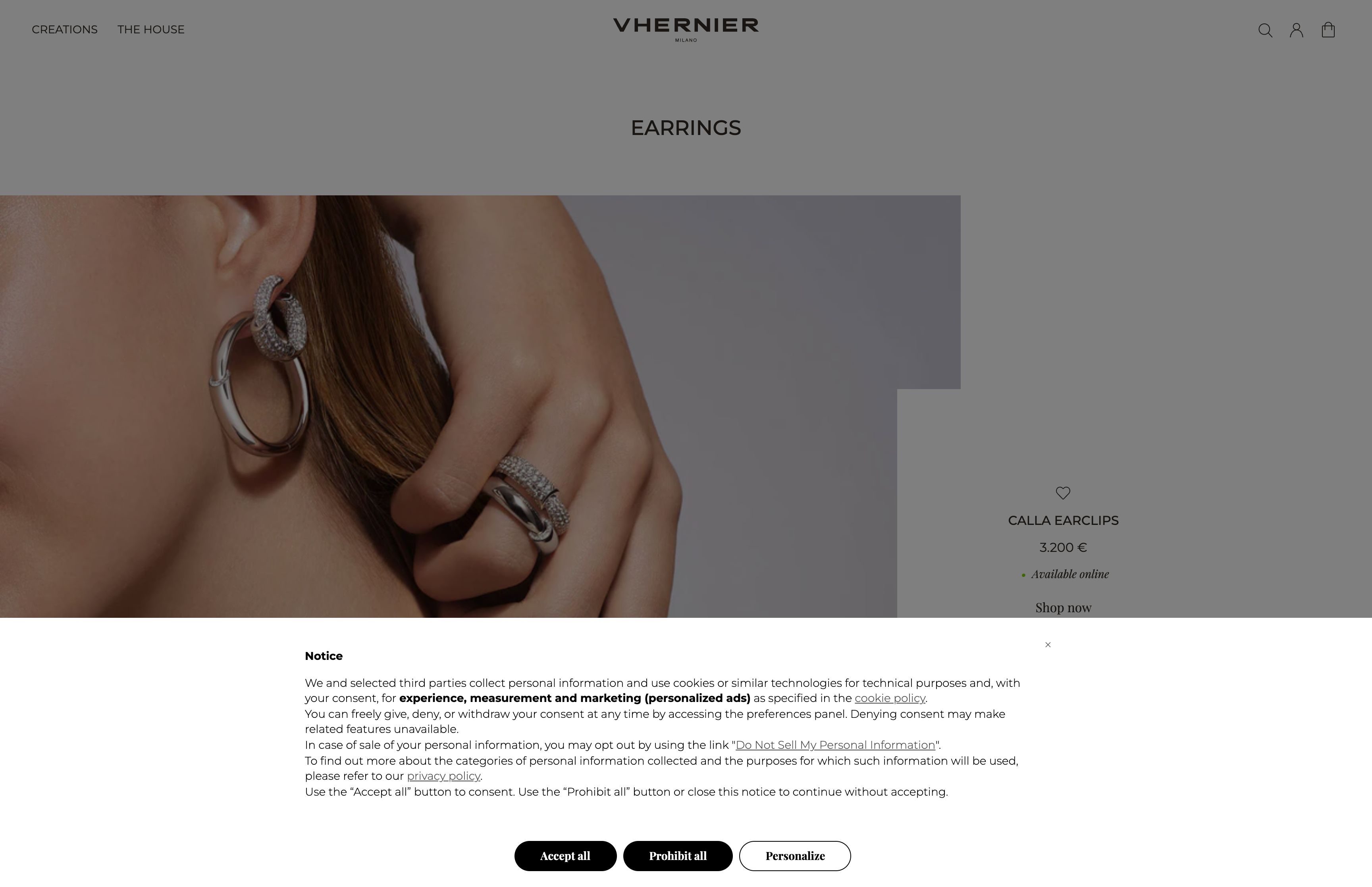 Vhernier Milano screenshot 4