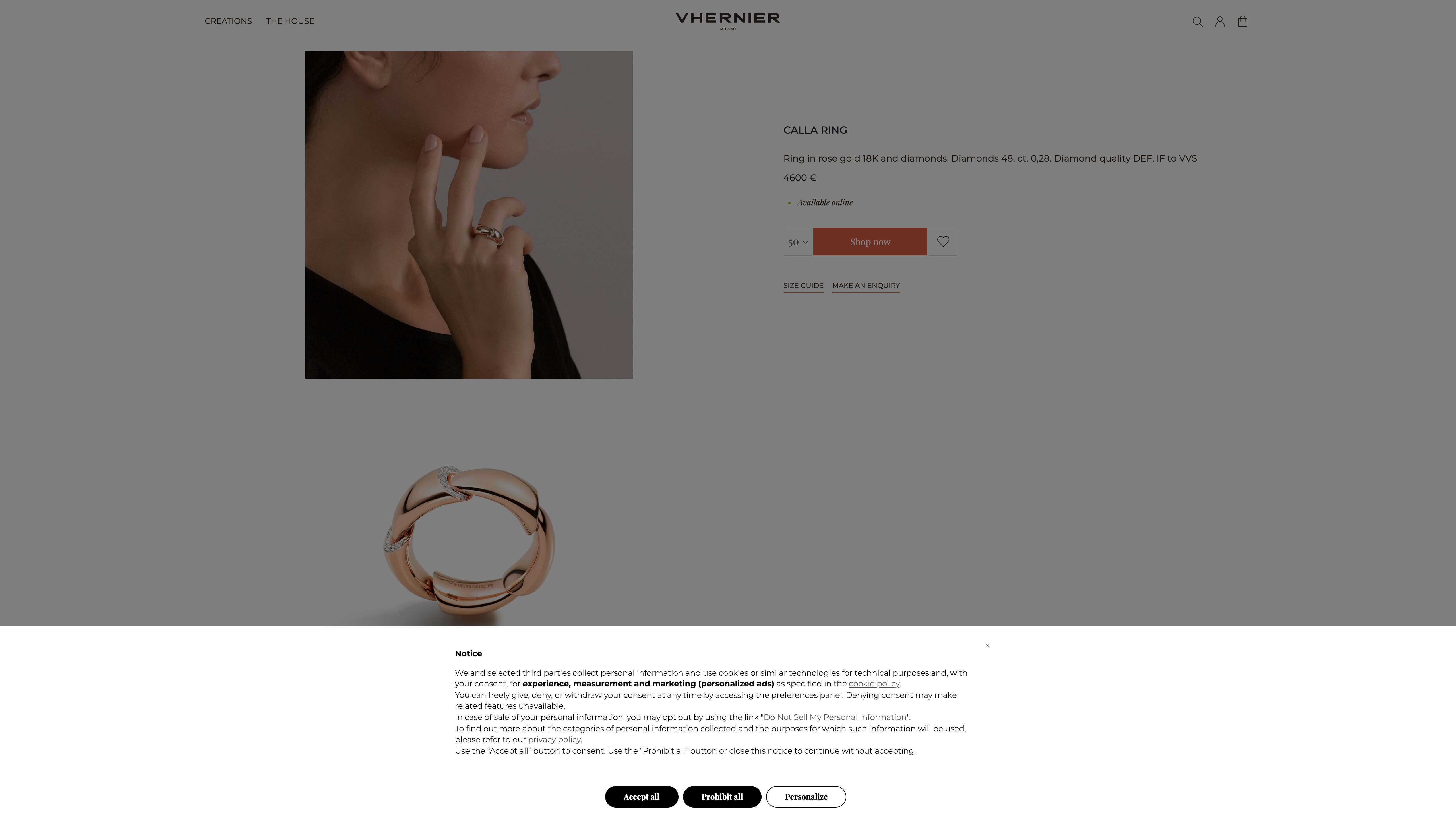 Vhernier Milano screenshot 3