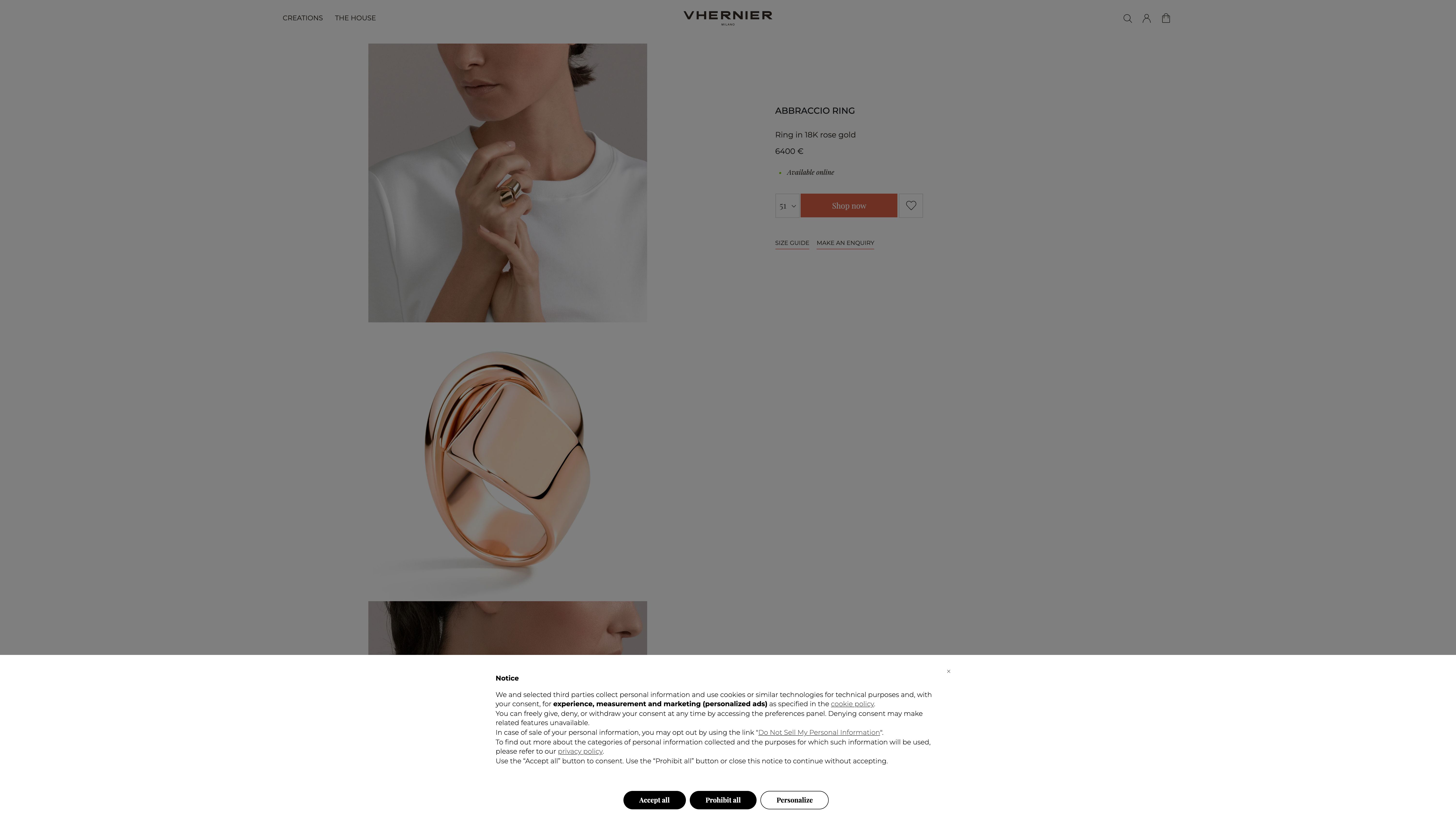 Vhernier Milano screenshot 5