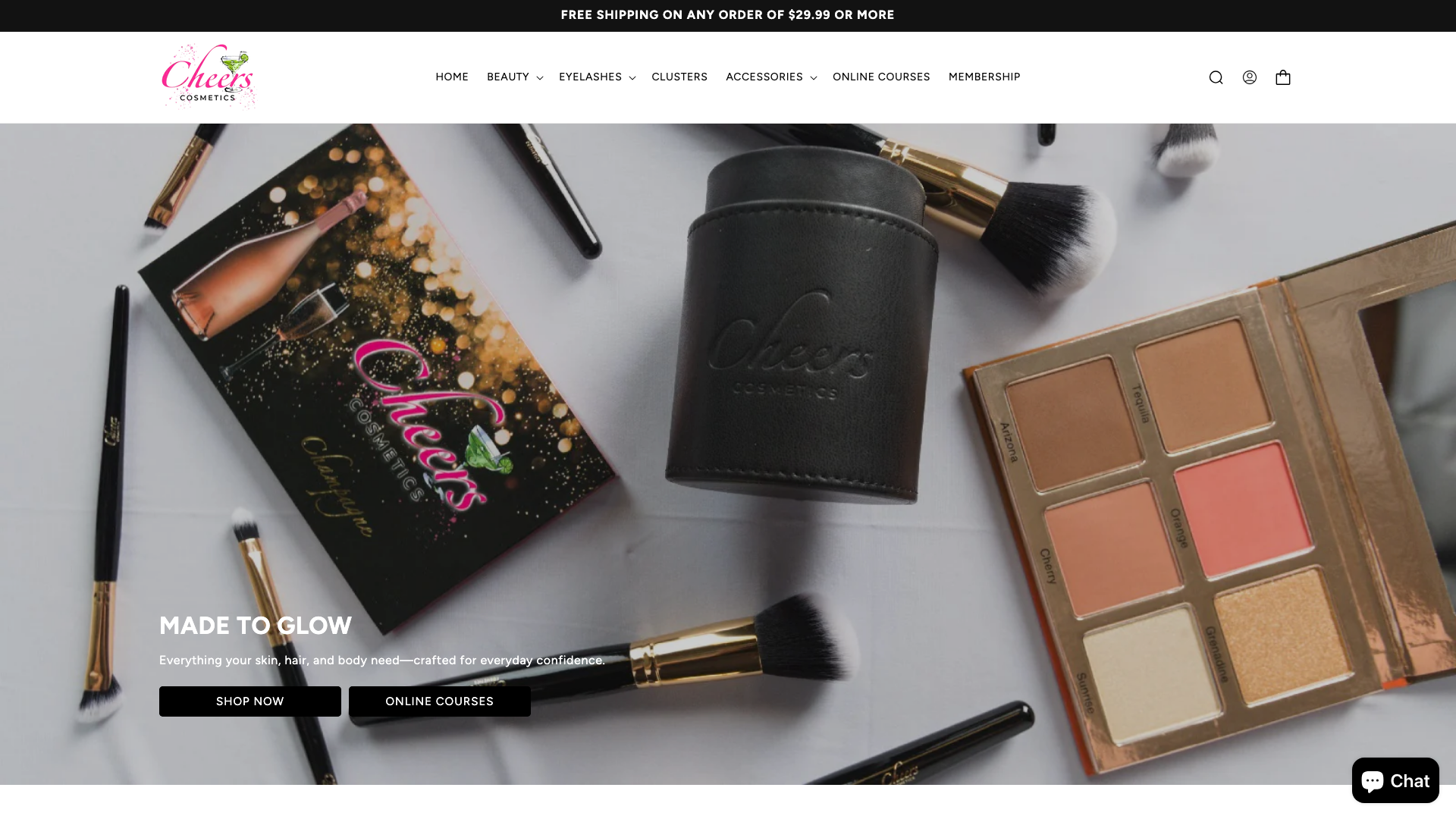 Cheers Cosmetics screenshot