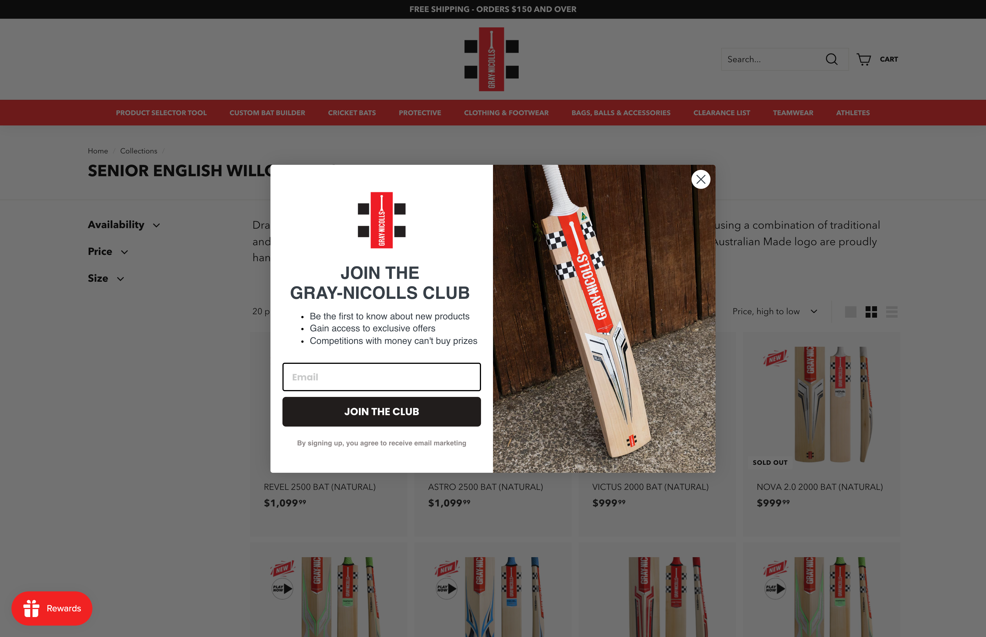 Gray Nicolls - Shopify Store Design screenshot 3