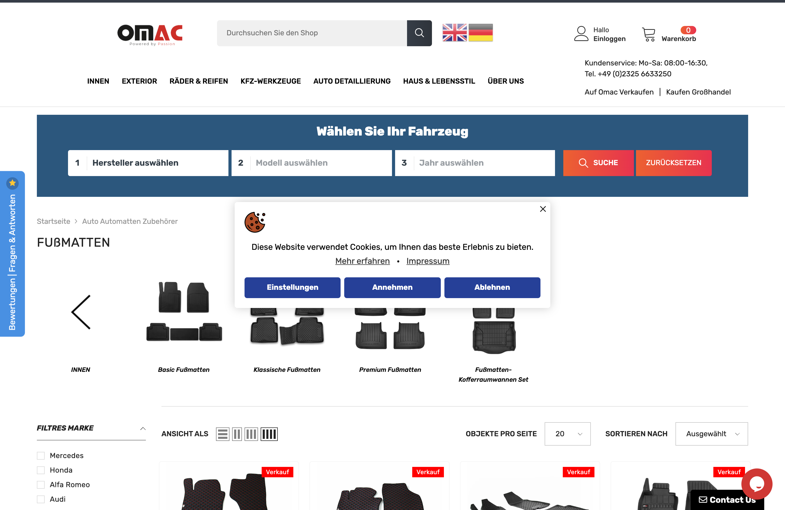 Omac Shop GmbH Car Accessory screenshot 2