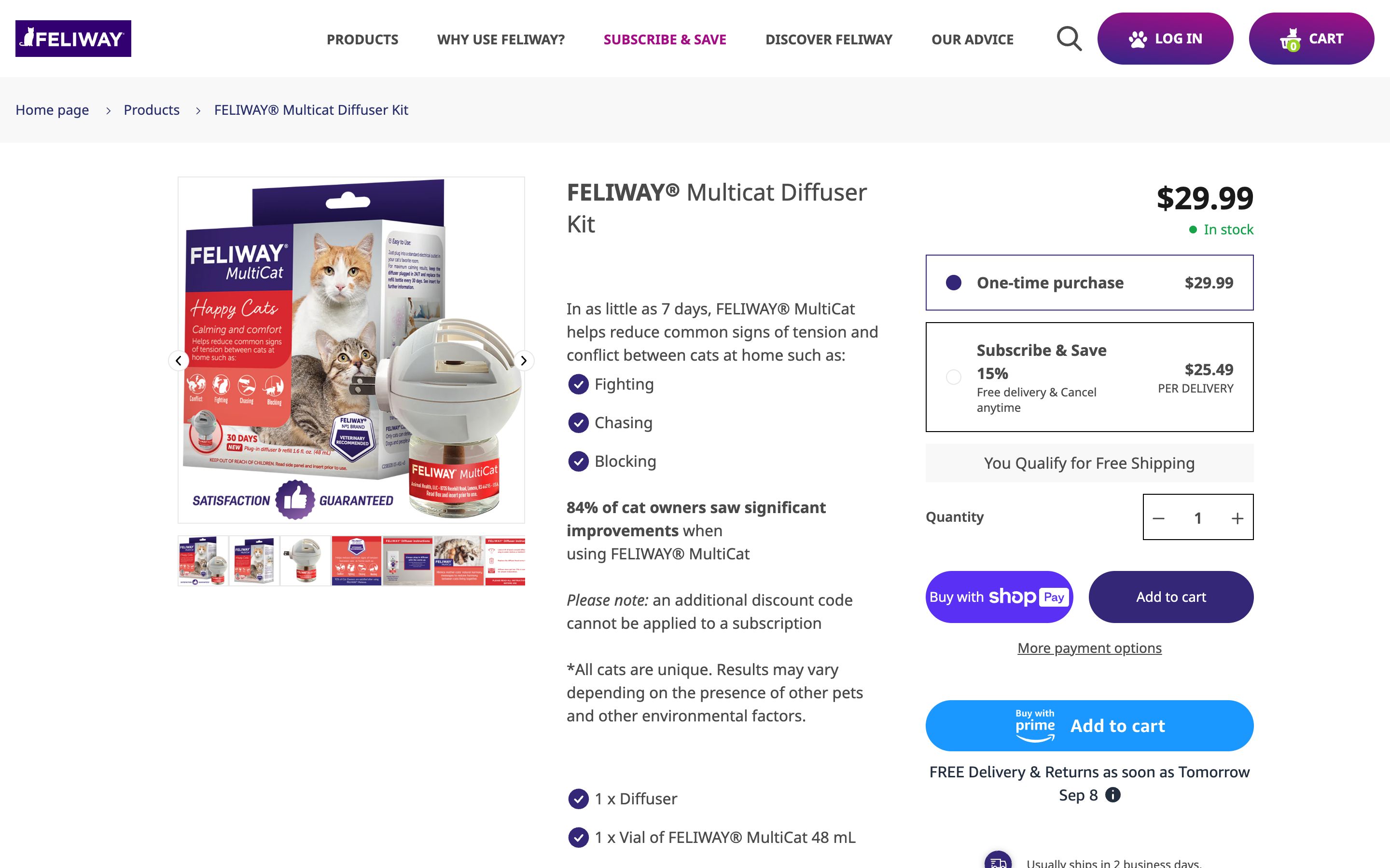 Feliway US - Subscription & Migration screenshot 5
