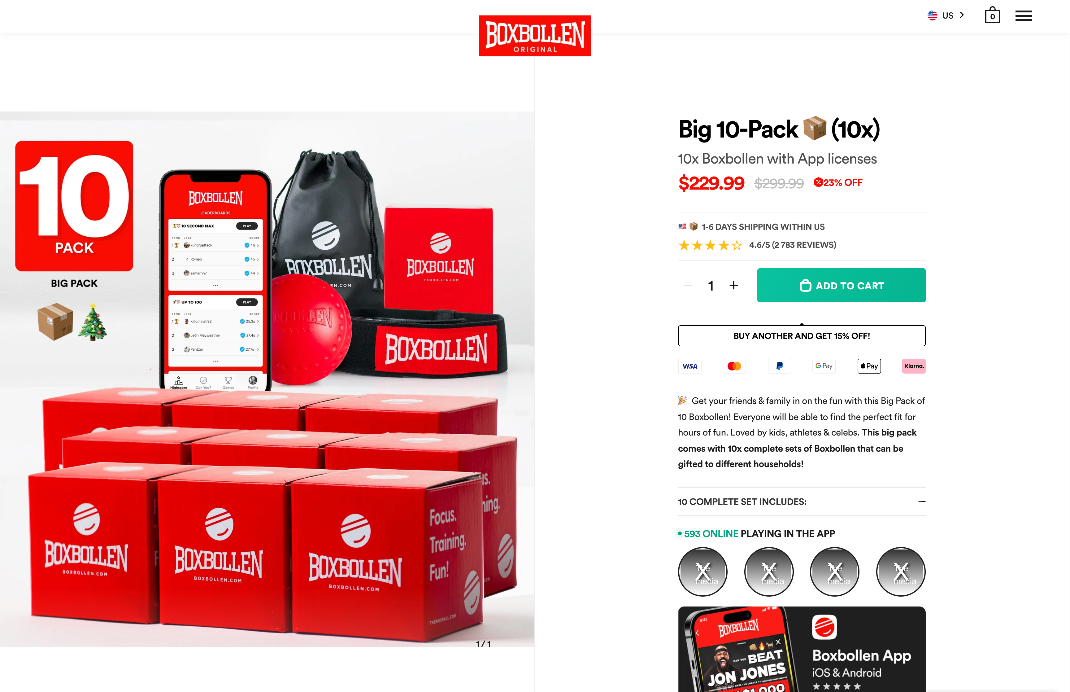 Boxbollen screenshot 5