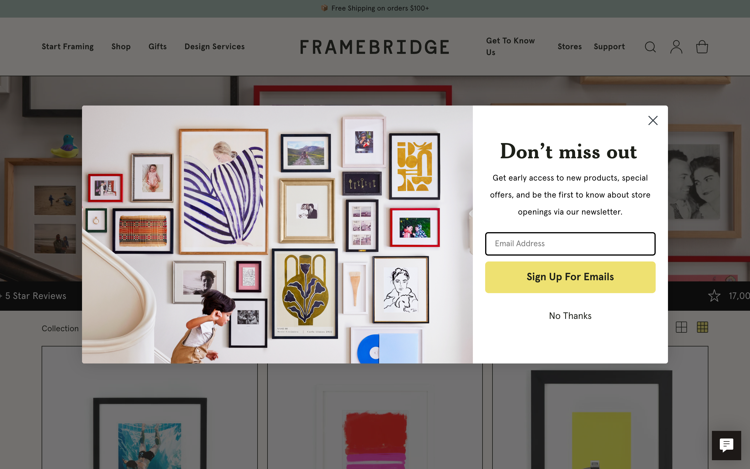Framebridge screenshot