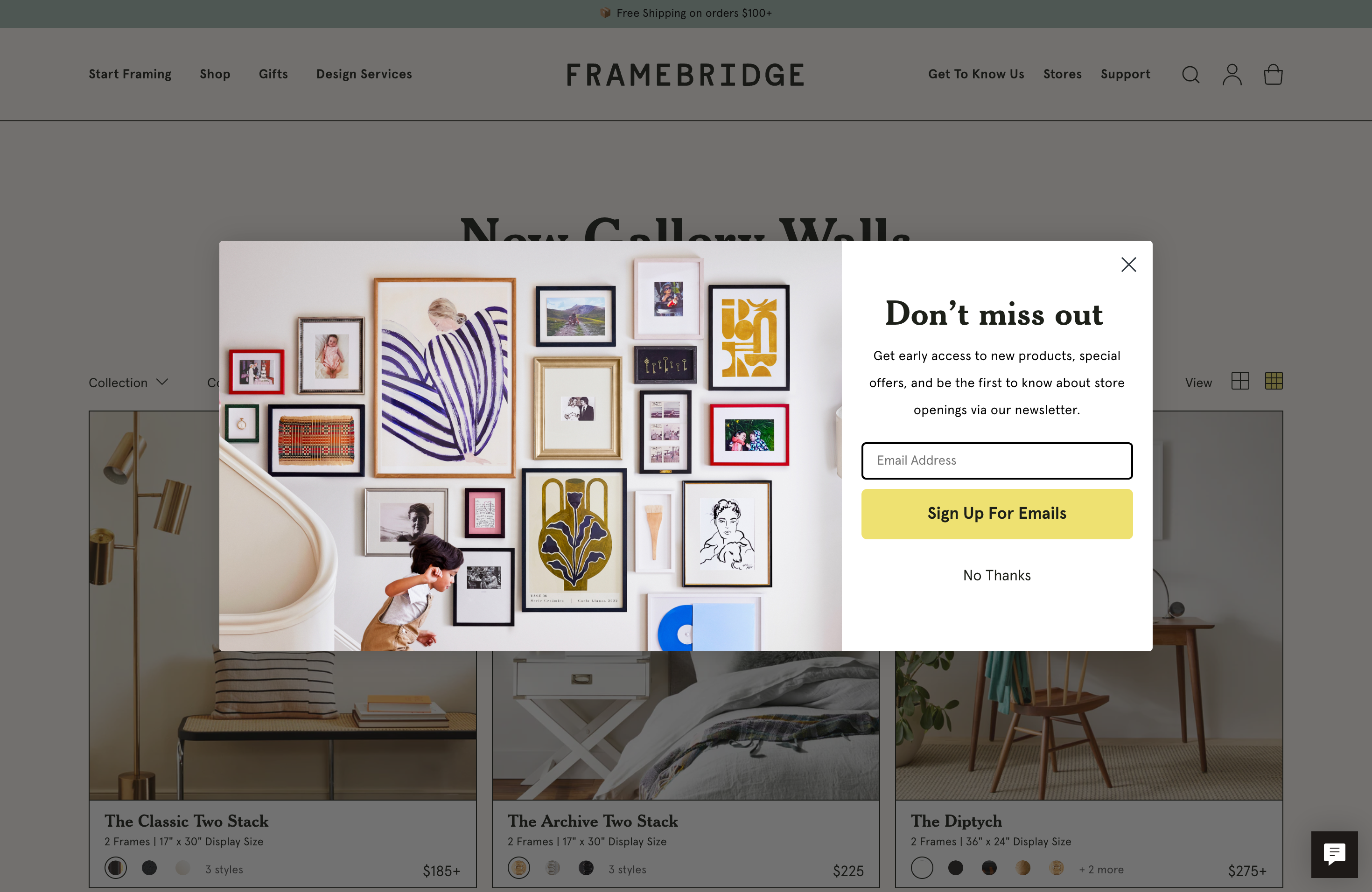 Framebridge screenshot 2